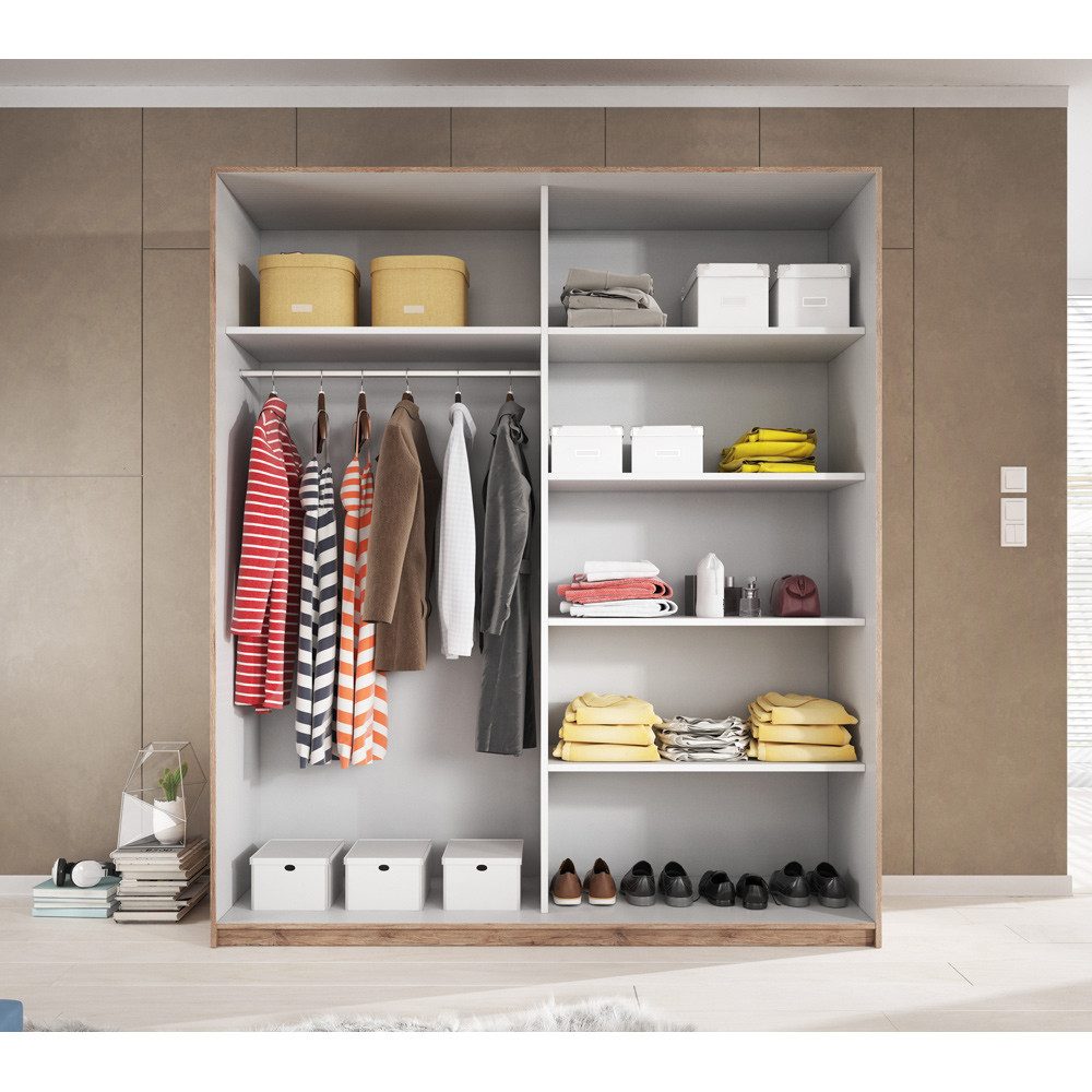 Lomadox Schlafzimmer-Set GRAZ-83, (Spar-Set, 4-tlg), Abisko Eiche Nb. 394/9 günstig online kaufen