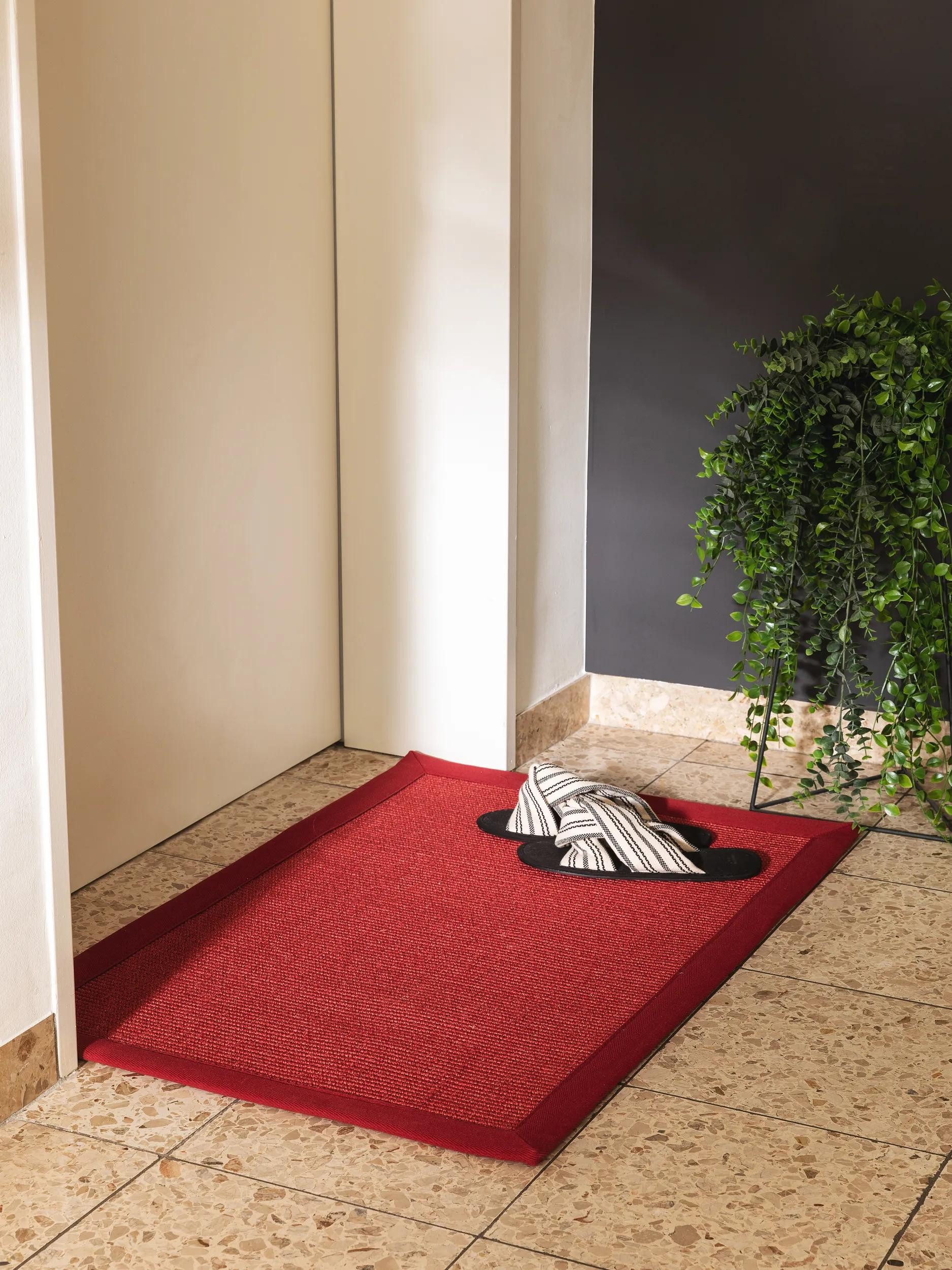 benuta Fußmatte Sana, rechteckig, Höhe: 5 mm, 100% Sisal Naturfaser, Teppich Wohnzimmer, Esszimmer, Schlafzimmer