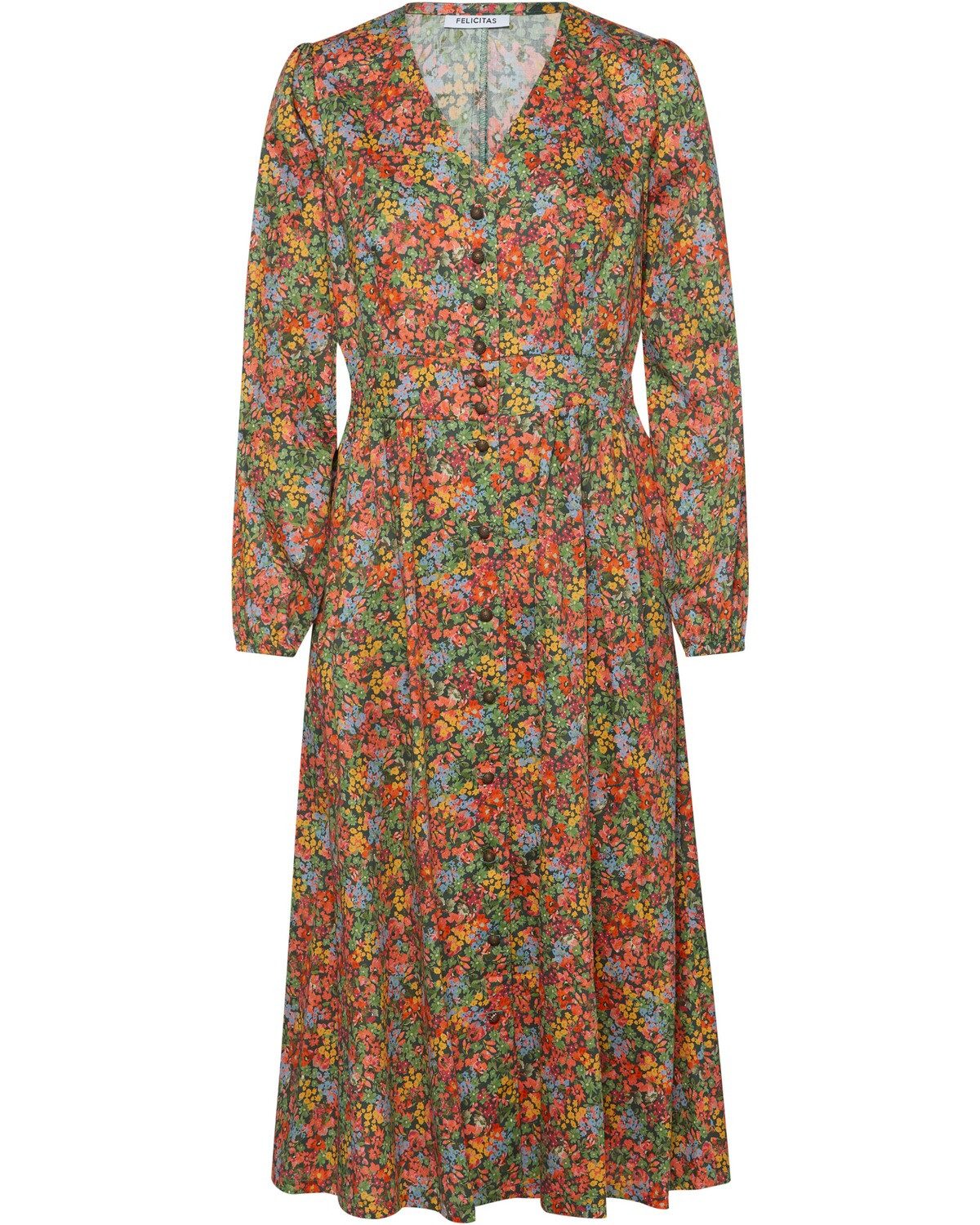 FELICITAS Midikleid Langarm-Kleid Karlinda