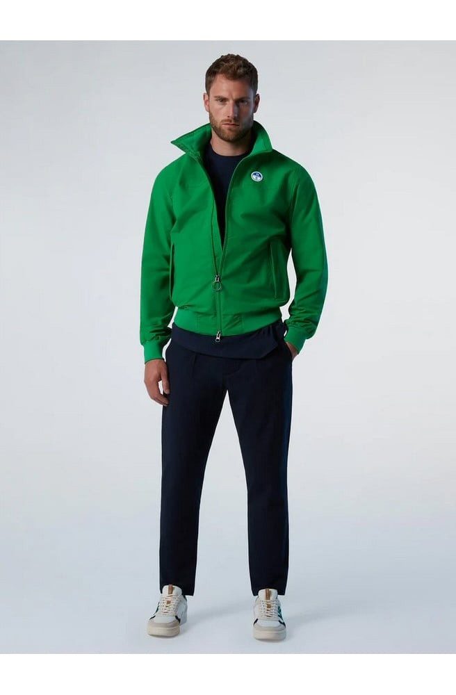 North Sails Funktionsjacke Übergangsjacke Original Sailor (Stehkragen, wasserabweisend) grün