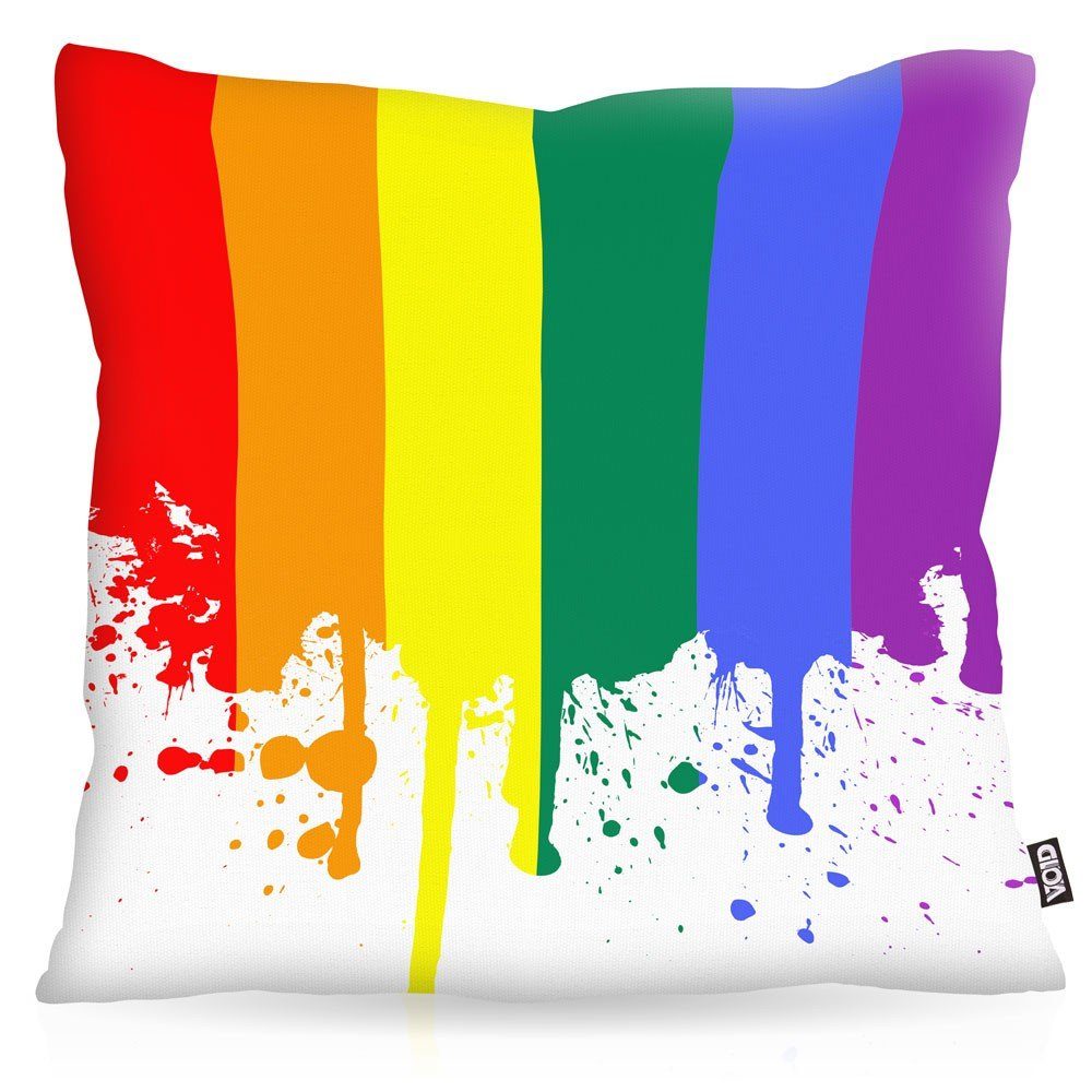 Kissenbezug, VOID, Sofa-Kissen Regenbogenflagge Outdoor pride csd gay friendly schwul lesbisch lgbt | Kissenbezüge