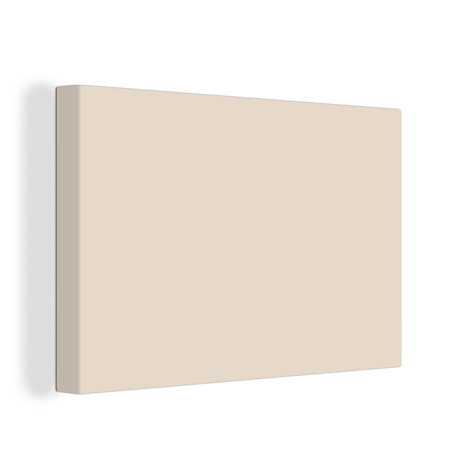 OneMillionCanvasses® Leinwandbild Beige - Unifarben, Fotodruck (1 St), Lein günstig online kaufen