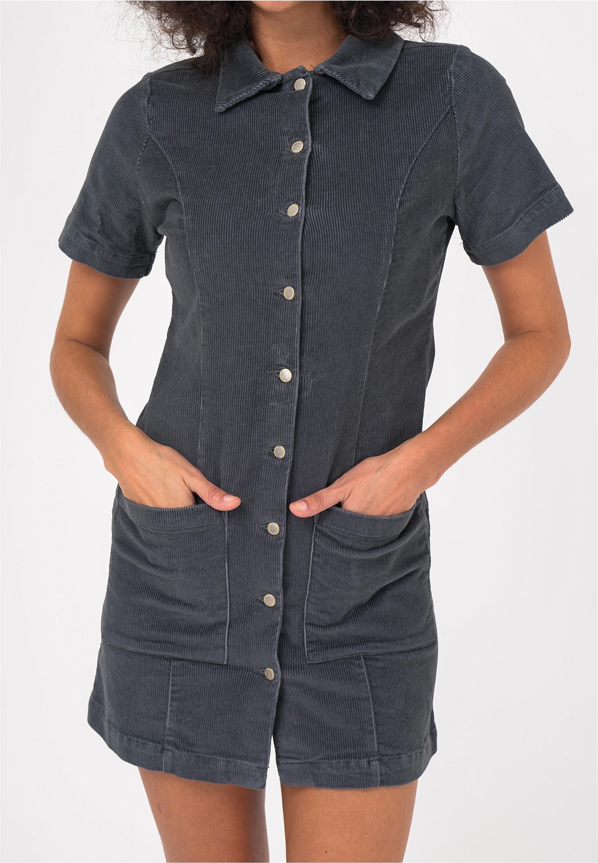 freshlions Jeanskleid Delilah (1-tlg) mit kurzen Ärmeln günstig online kaufen