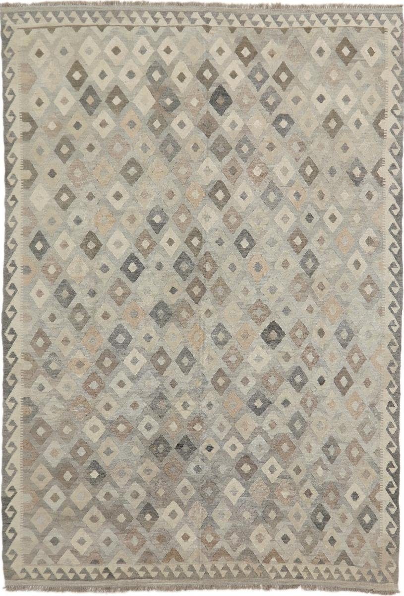Orientteppich Kelim Afghan Heritaje 207x297 Handgewebter Orientteppich, Nain Trading, rechteckig, Höhe: 3 mm
