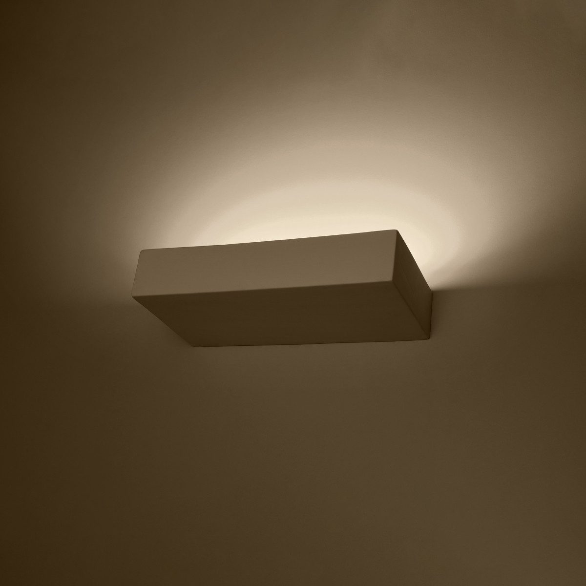 SOLLUX lighting Wandleuchte Wandleuchte Keramik Taugan, Nicht enthalten