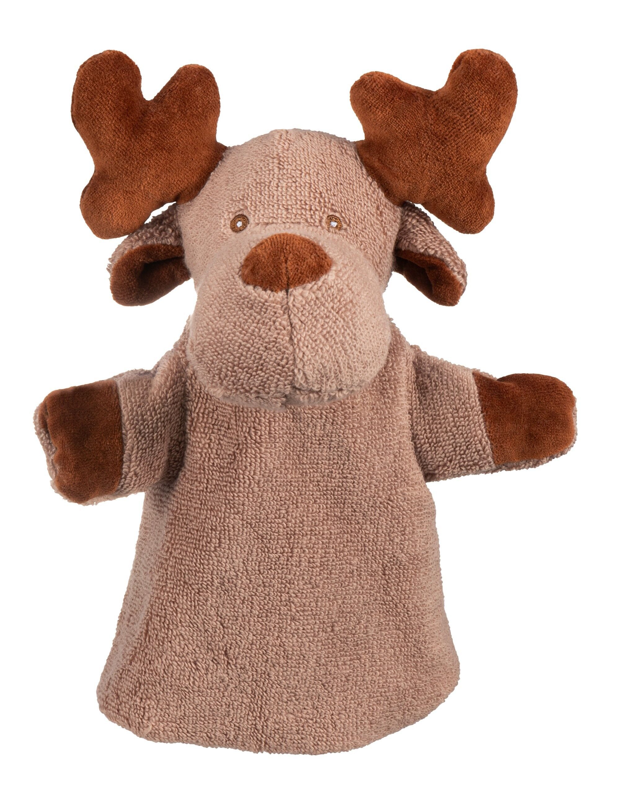 Mababu Handpuppe 25cm Plüschtier: Lamm, Elch, günstig online kaufen