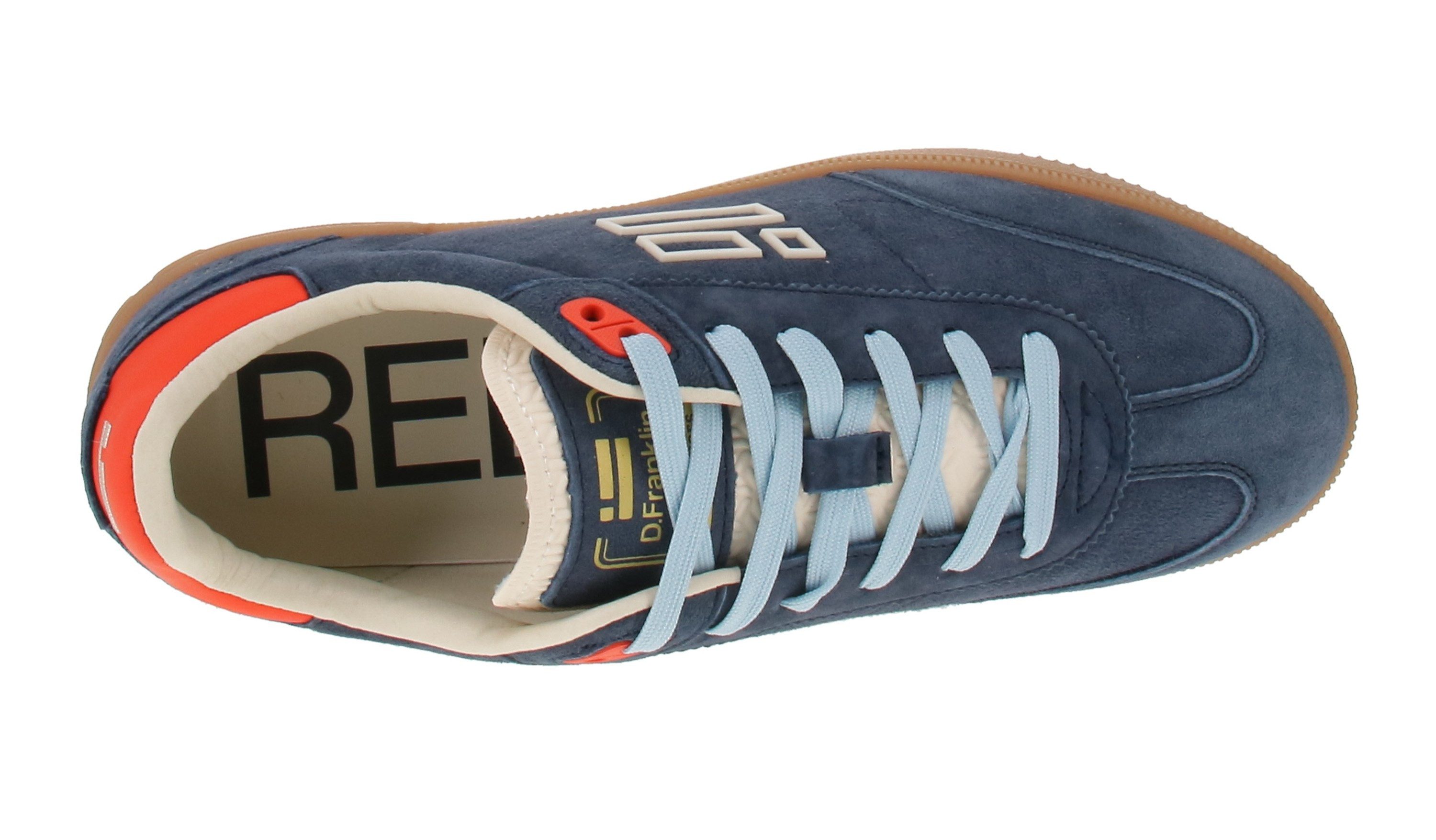 Franklin D.Franklin DFSH387005 Rebell Basic Flag - Herren Sneaker - Navy Sneaker