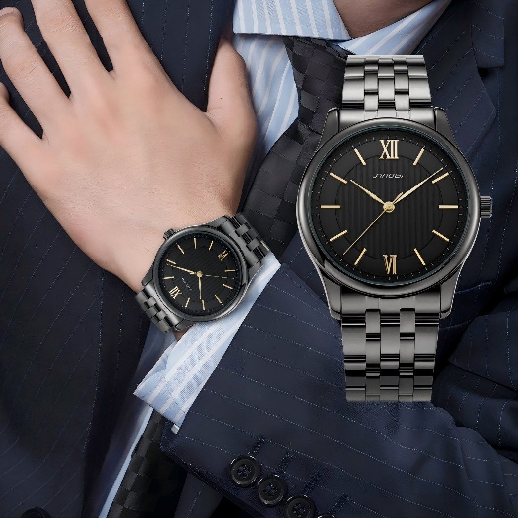 ibettertec Quarzuhr Quarzuhr Armbanduhr Edelstahl Herren günstig online kaufen