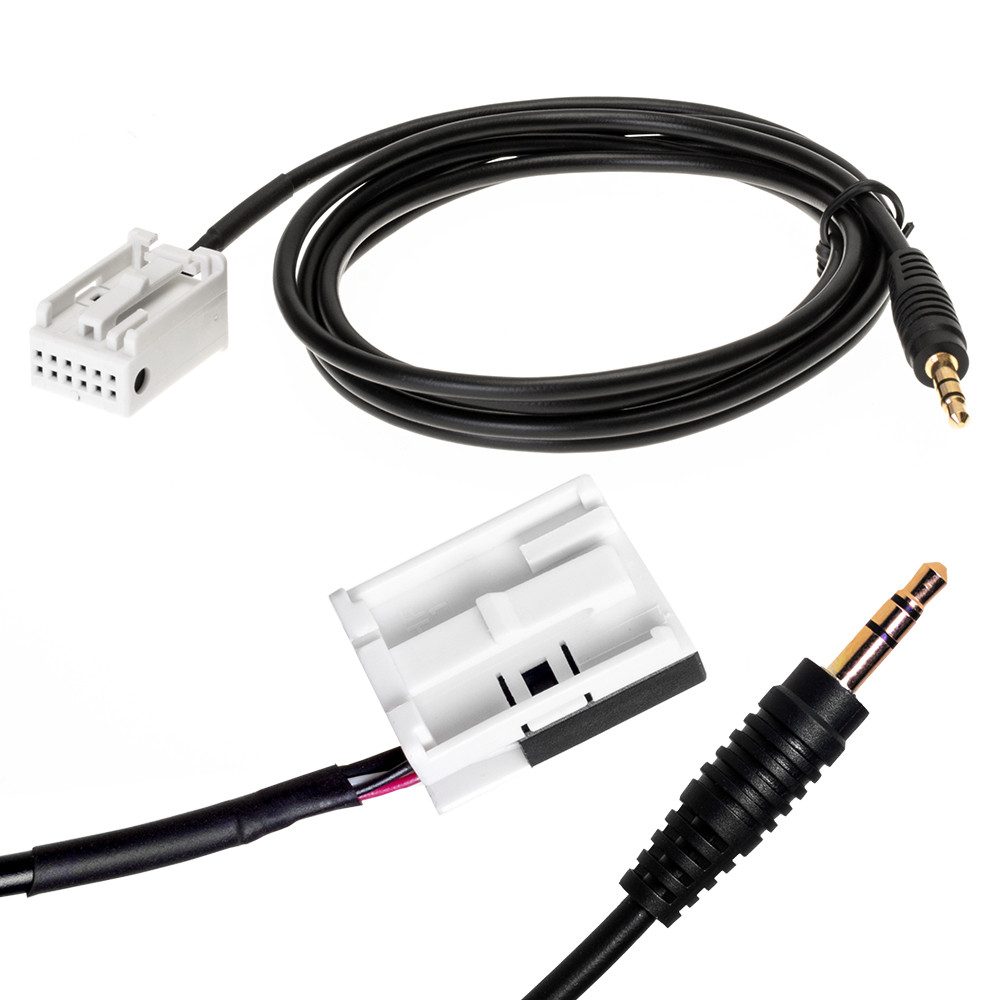 AUX Adapter Kabel Interface MP3 passend für Mercedes Comand APS NTG KFZ-Adapter