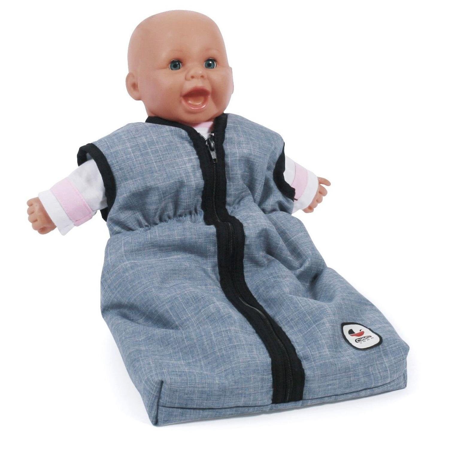 CHIC2000 Puppen Schlafsack 792 50 Puppen-Schlafsack, Jeans Blue