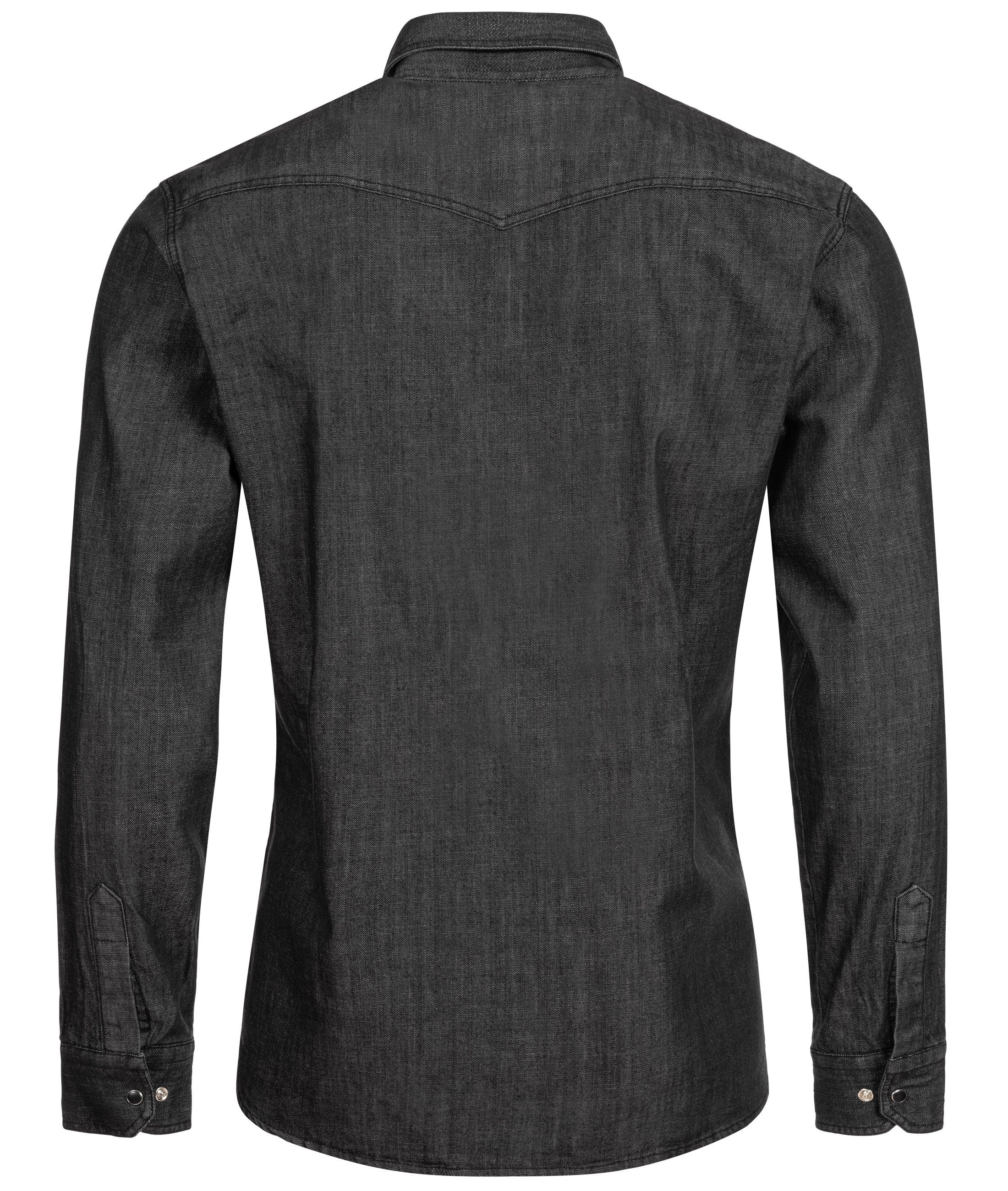 Rock Creek Jeanshemd Herren Jeanshemd Dunkelgrau günstig online kaufen