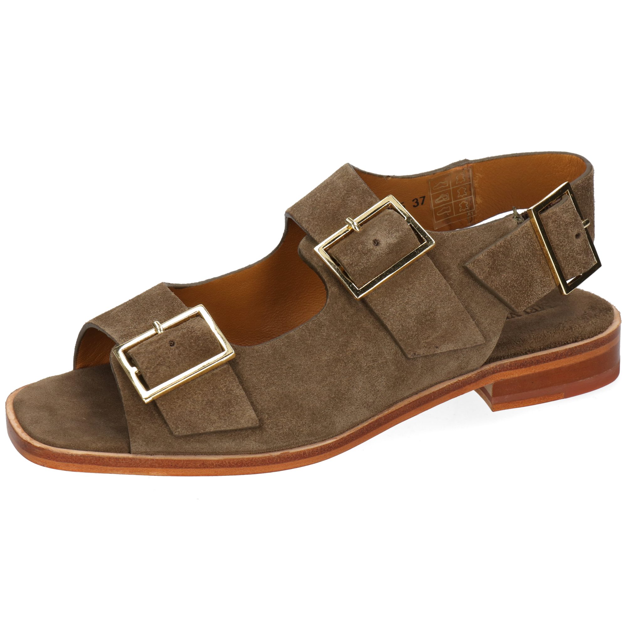 Melvin & Hamilton Everly 5 Leder-Sandalen für Damen Sandale Flache Absätze, Echtes Leder