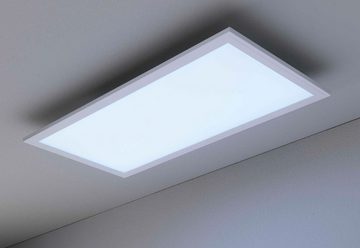 casa NOVA LED Deckenleuchte JALDY, 1-flammig, B 59 x T 29 cm, Weiß, Dimmfunktion, Memoryfunktion, RGB-Farbwechsel, LED fest integriert, Farbwechsler, mit Fernbedienung, LED Deckenlampe