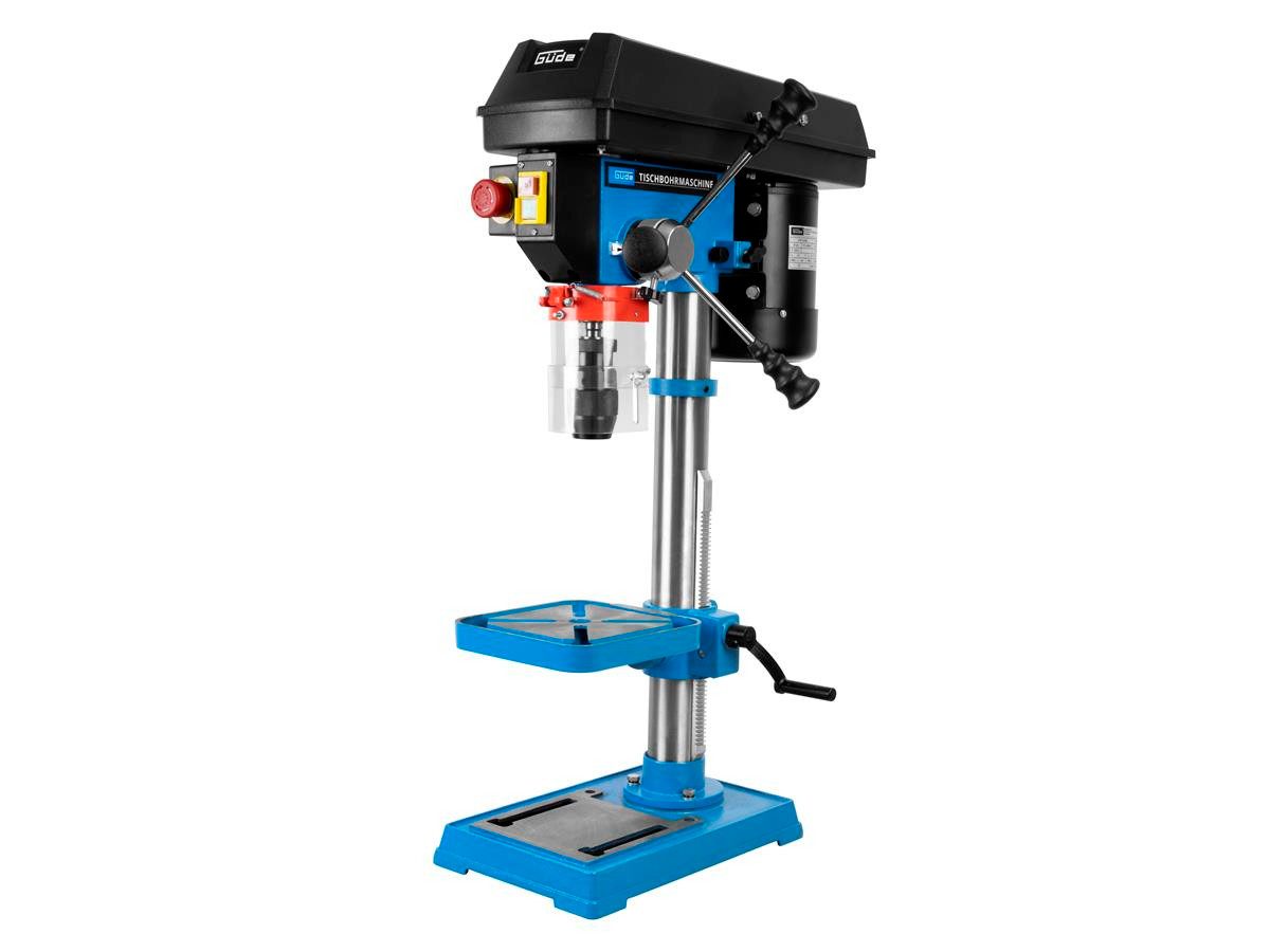 Güde Tischbohrmaschine GTB 16/605, 230 V, max. 2700 U/min, 600 W, Spindelaufnahme MK2, Bohrfutterkegel B16, Keilriemenspannsystem