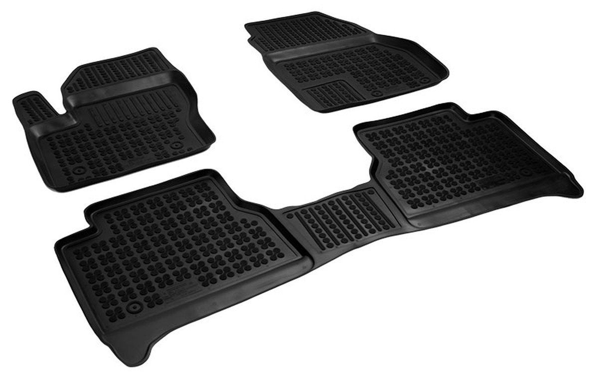 AZUGA Auto-Fußmatten Hohe Gummi-Fußmatten passend für Ford Tourneo Connect ab 2014-2017 3-t, für Ford Tourneo Connect