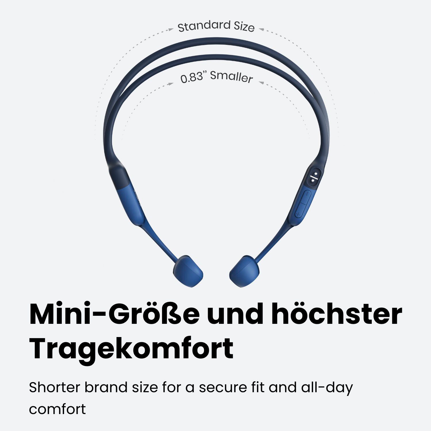 Bluetooth-Kopfhörer OpenRun Shokz Mini Blau