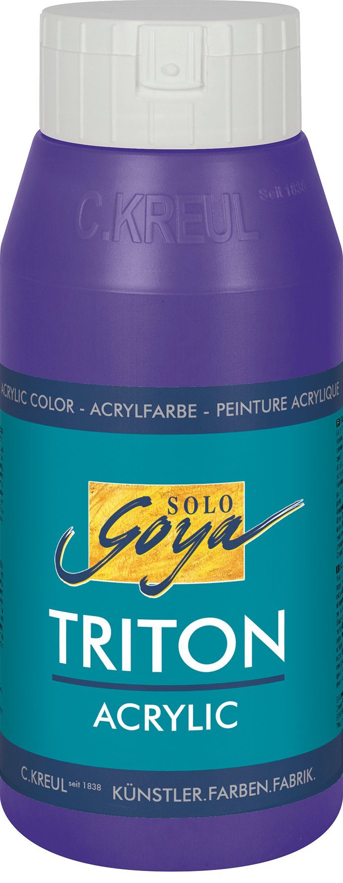Kreul Acrylfarbe Solo Goya Triton Violett Acrylic, ml 750