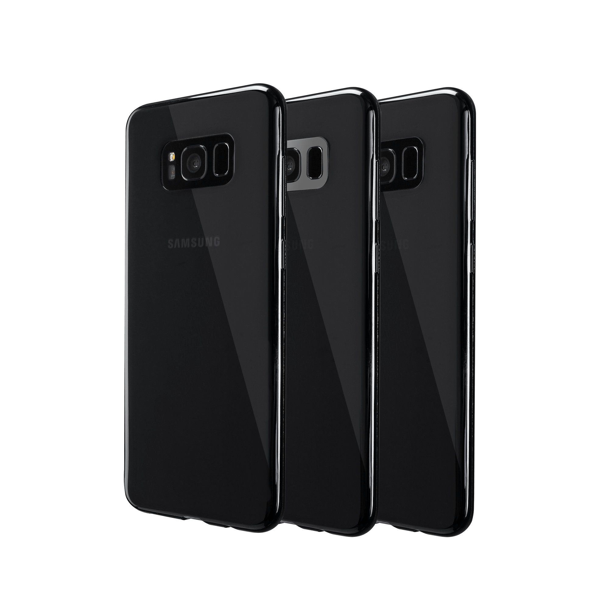 Artwizz Smartphone-Hülle Artwizz NoCase - Artwizz NoCase - Ultra dünne, elastische Schutzhülle aus TPU für Galaxy S8, Black