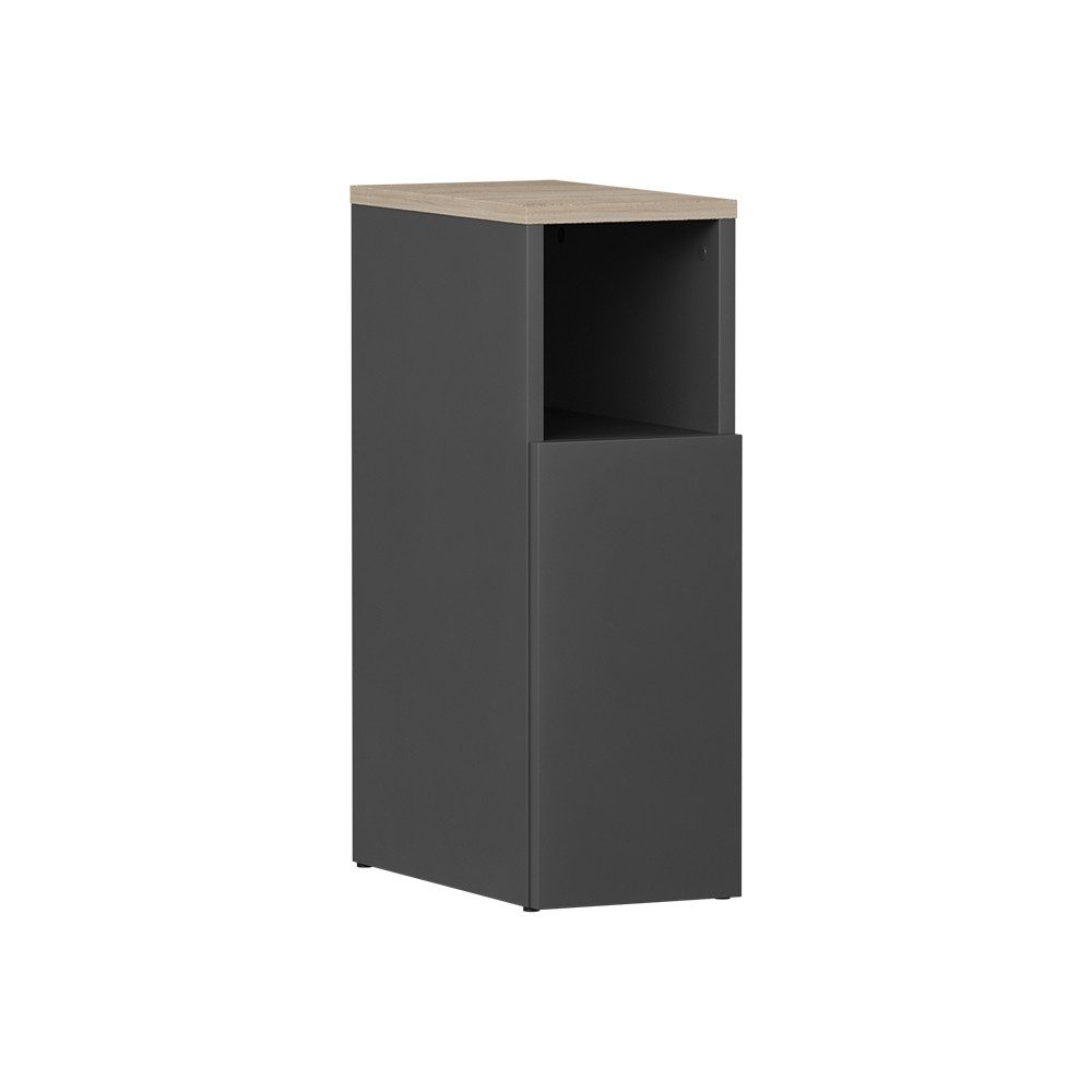 Vicco Nachtschrank Enton, Anthrazit/Sonoma, 20 x 59.5 cm mit 1 Tür (1-St) günstig online kaufen