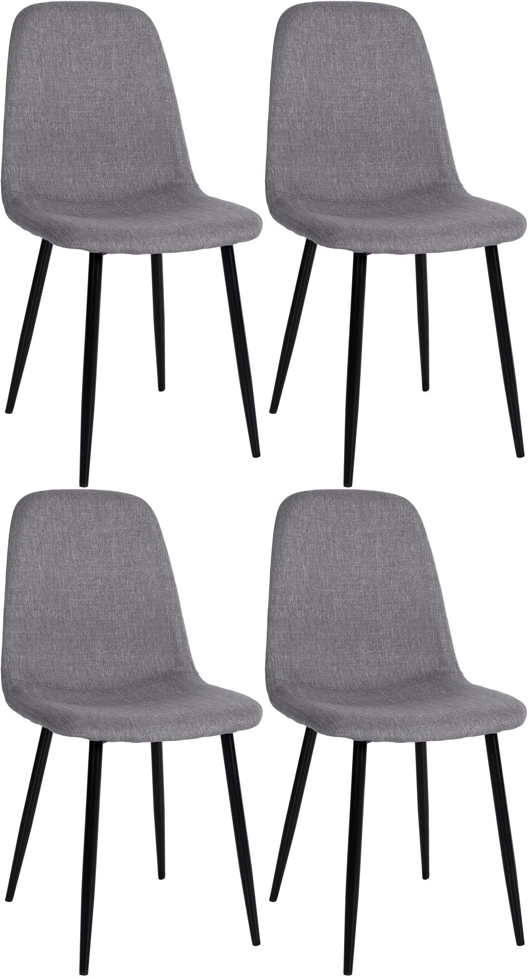 CLP Esszimmerstuhl Napier (4er Set), Metall, günstig online kaufen