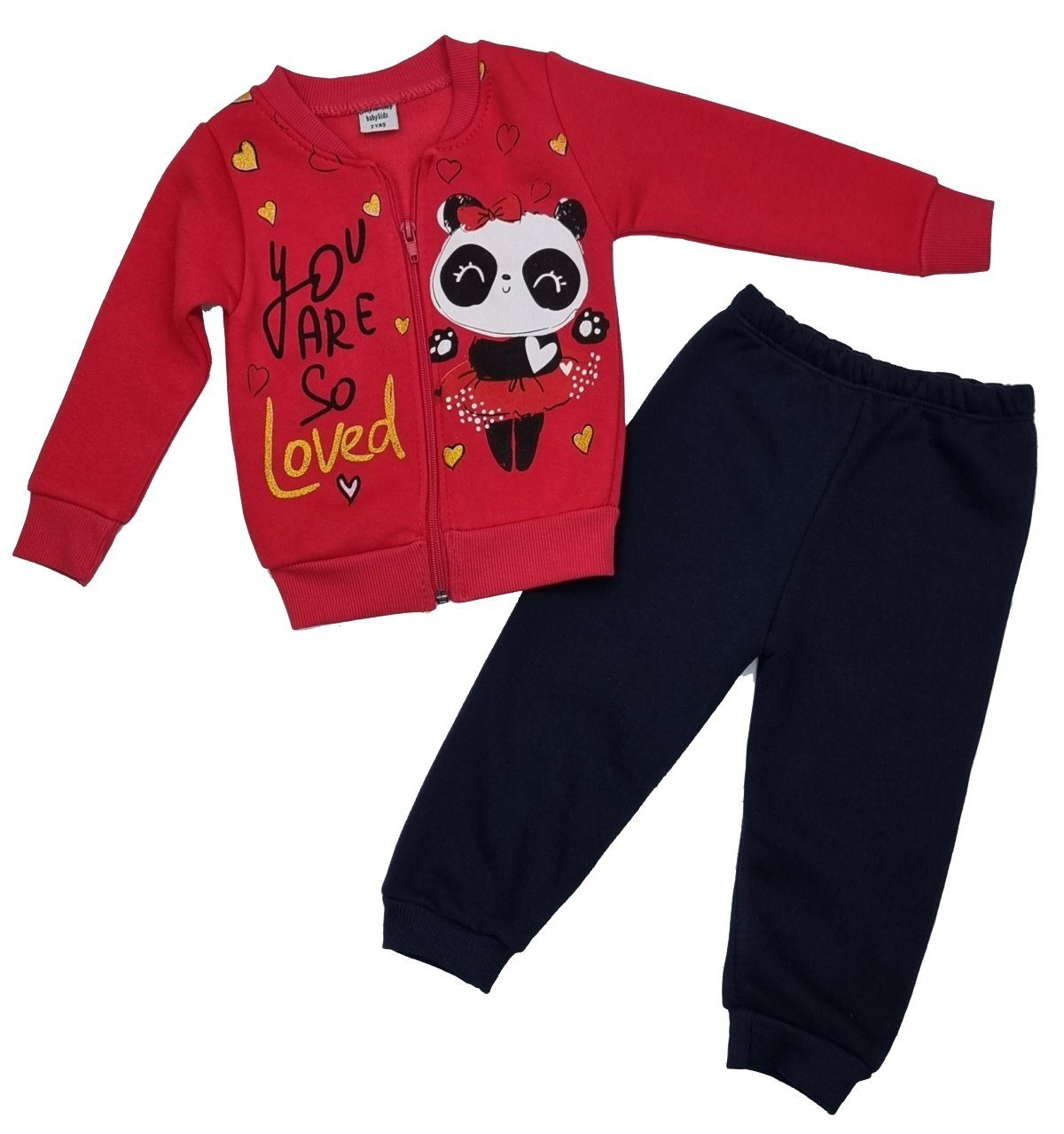 Girls Fashion Sweatanzug Sweatanzug Freizeitanzug Jogginganzug günstig online kaufen