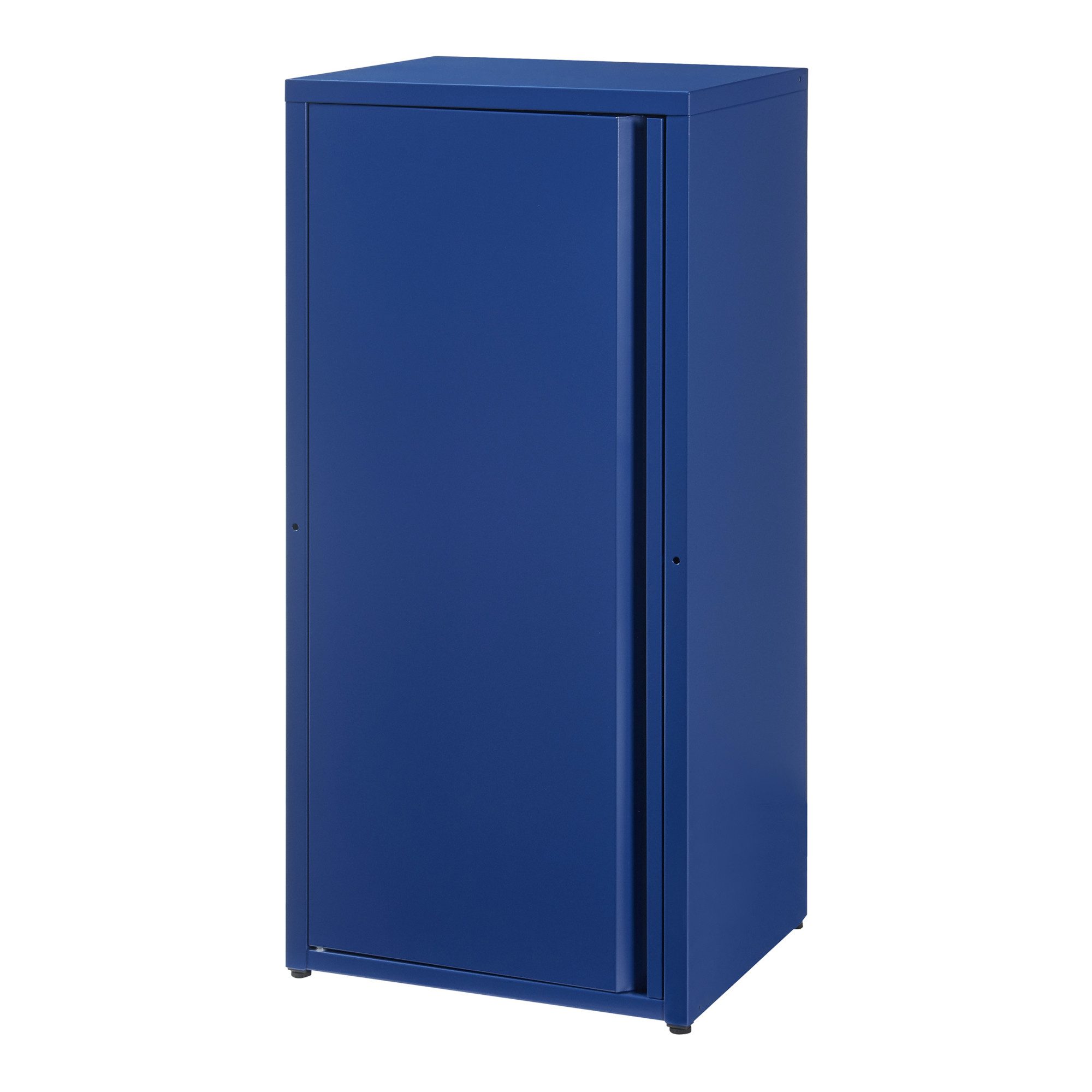 en.casa Mehrzweckschrank »Burlöv« mit 1 Tür und 2 Ablagen 88x40x35 cm Blau