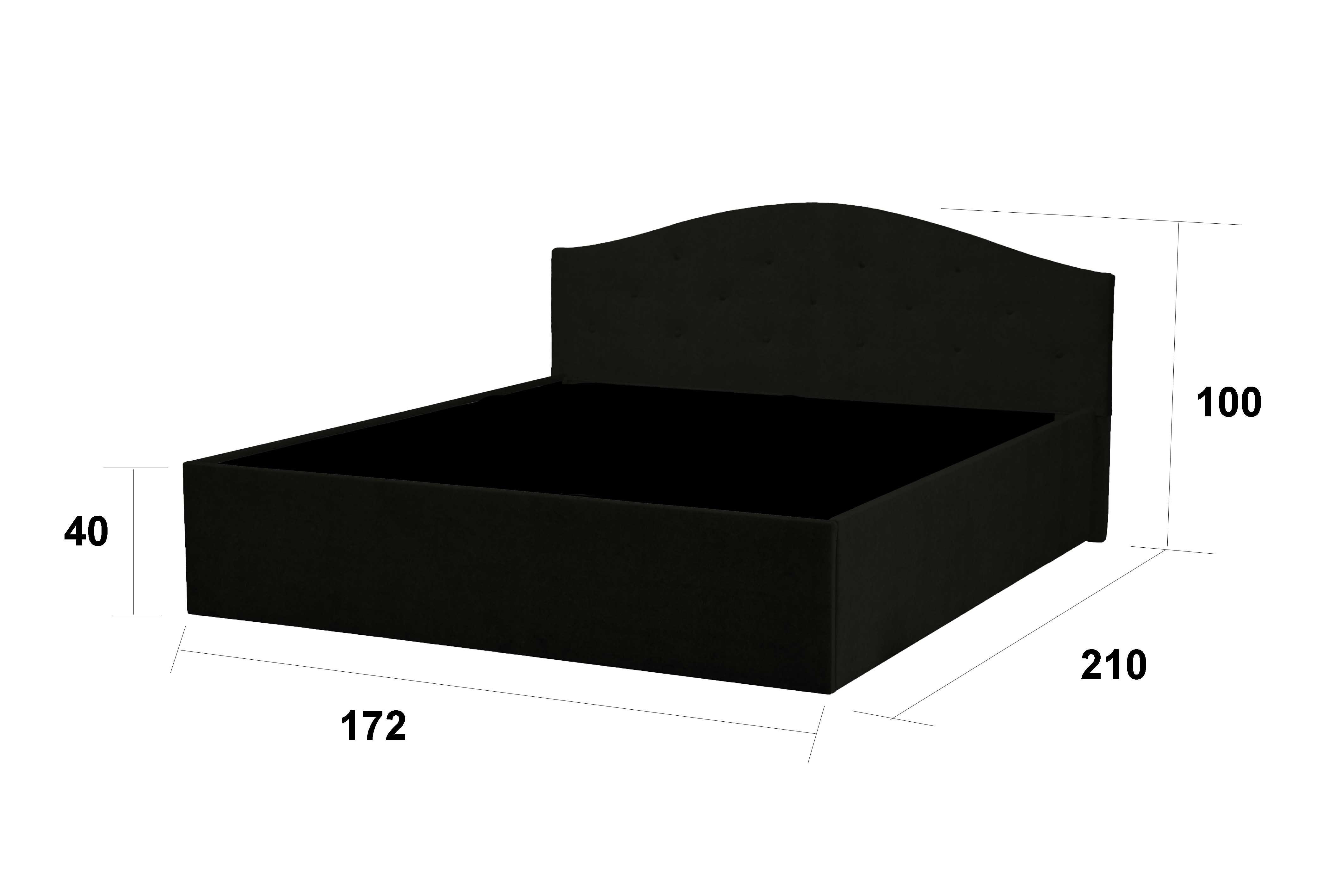 Halmon ist mit Lattenrost erhältlich Matratze bei der Betten Schlafkomfort Polsterbett Grau Oslo, ein Ausführung