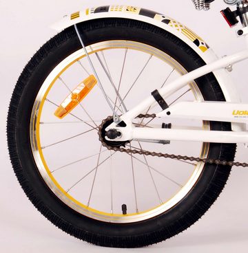 Volare Kinderfahrrad Kinderfahrrad Miracle Cruiser für Mädchen 18 Zoll Kinderrad in Weiß