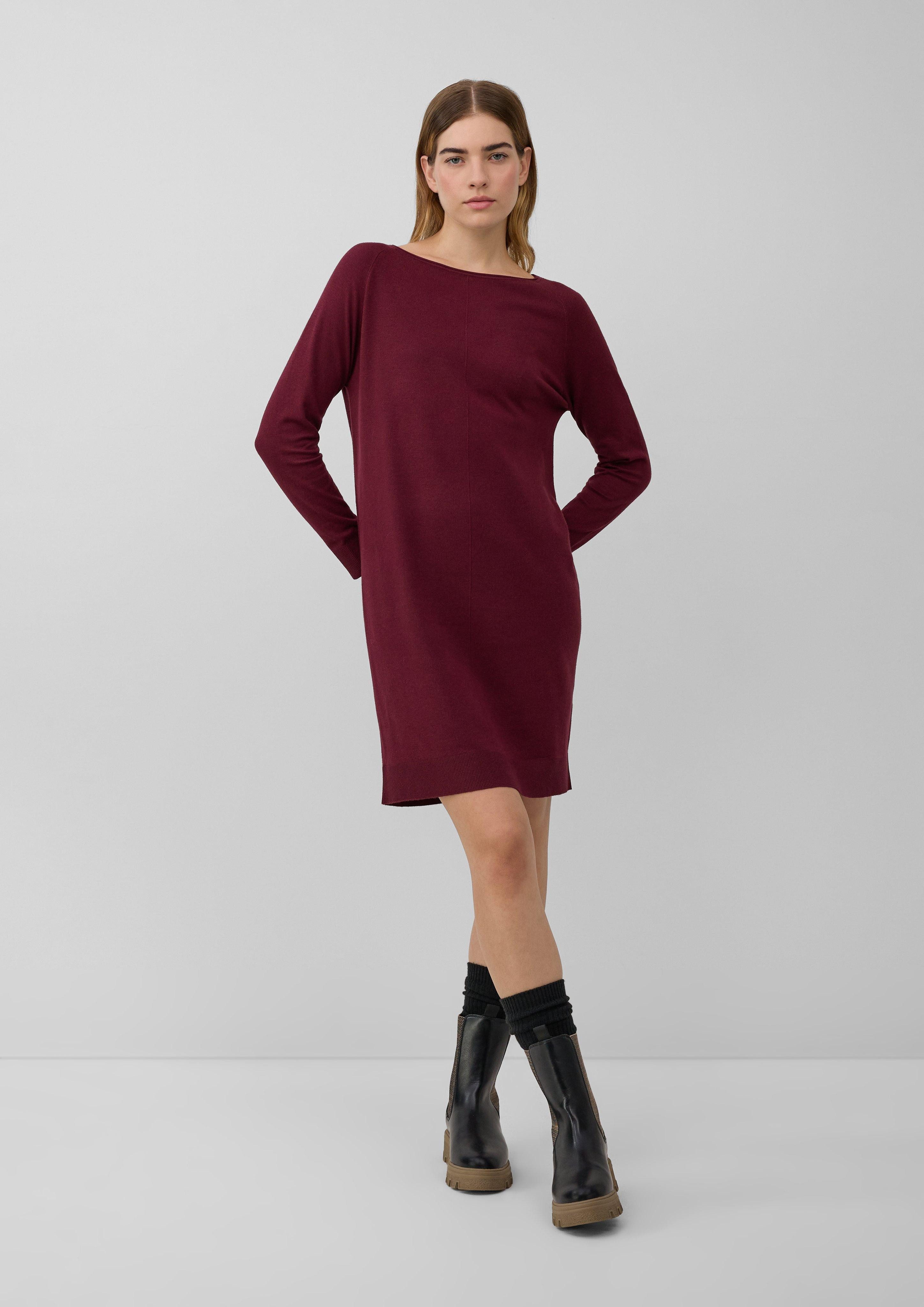 s.Oliver Minikleid Weiches Feinstrickkleid aus Viskosemix günstig online kaufen