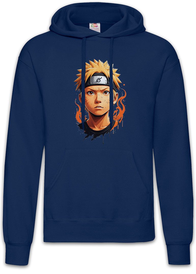 Hoodie Anime Ninja Portrait Herren Hoodie Shinobi System Naruto Dattebayo