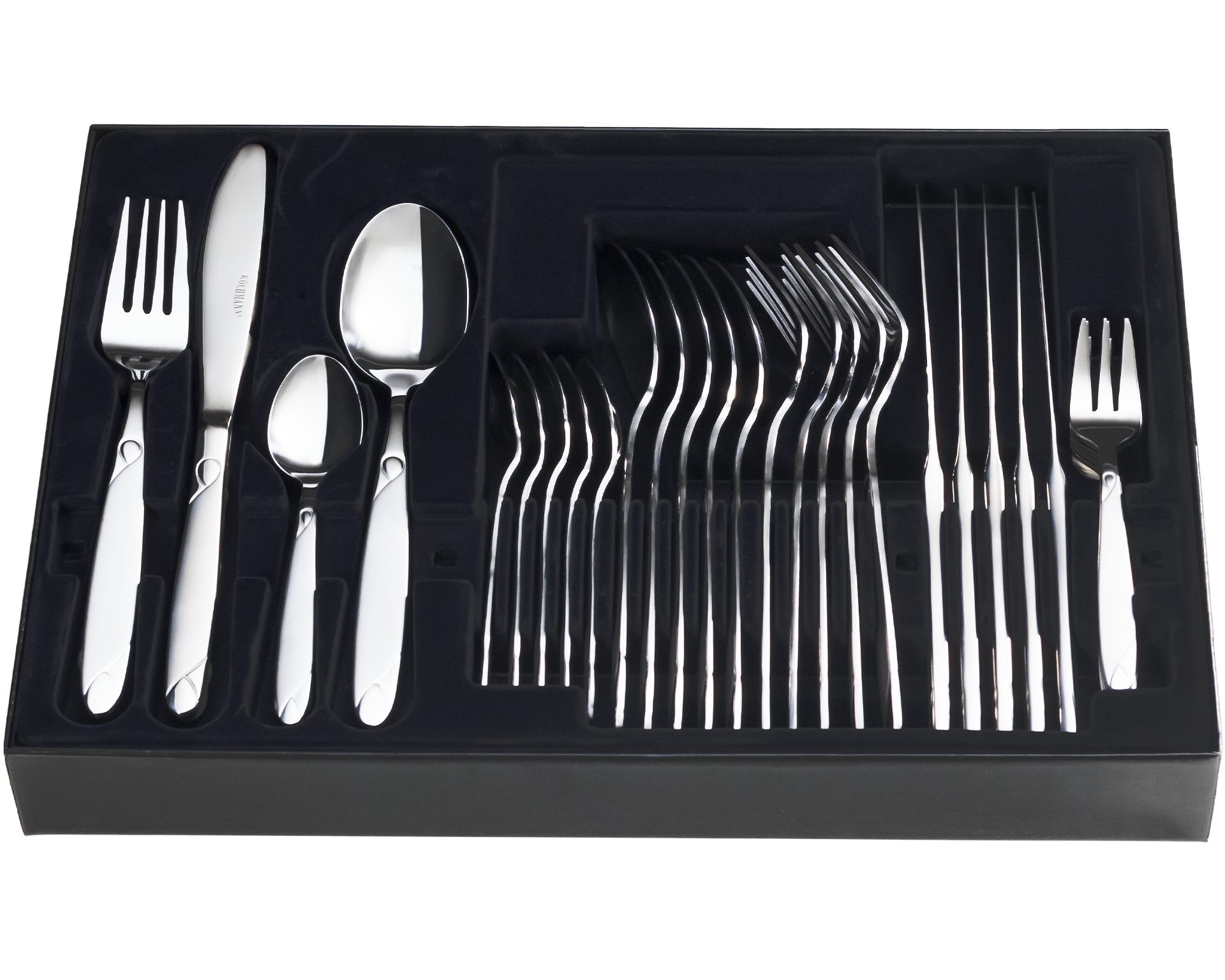 KING Besteck-Set »Kochmann« (31-tlg), 6 Personen, Edelstahl 18/0, 2,5 mm, Edelstahl 18/0, inkl. Besteck-Etui, für 6 Personen