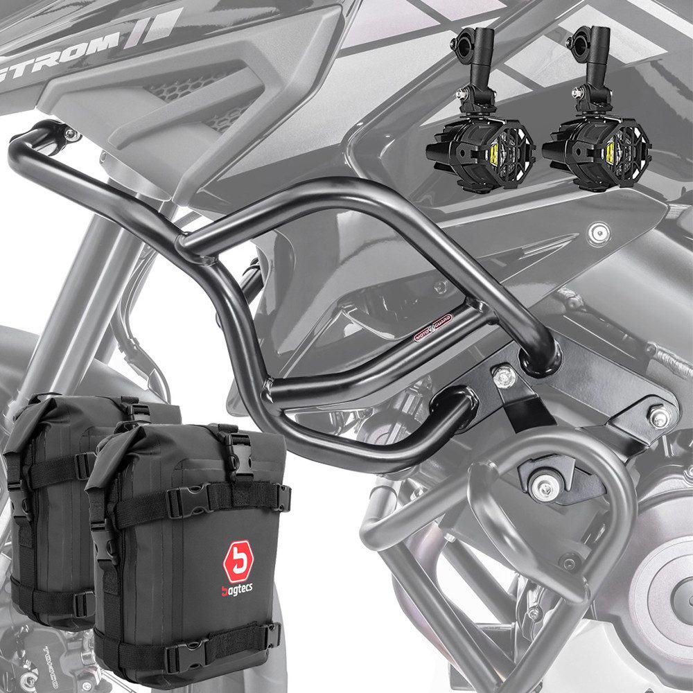 Motoguard Motor-Schutzhülle Sturzbügel + Scheinwerfer + Tasche für Suzuki V-Strom 1050 / XT 20-25