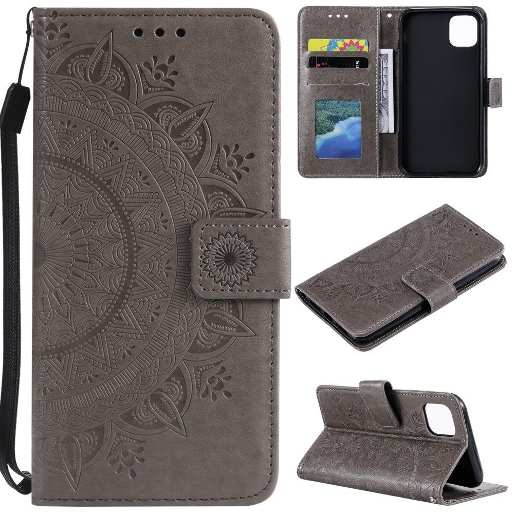 CoverKingz Handyhülle Hülle für Apple iPhone 11 [6,1 Zoll] Handyhülle Flip Case Cover 16,5 cm (6,5 Zoll), Klapphülle Schutzhülle mit Kartenfach Schutztasche Handycase Motiv
