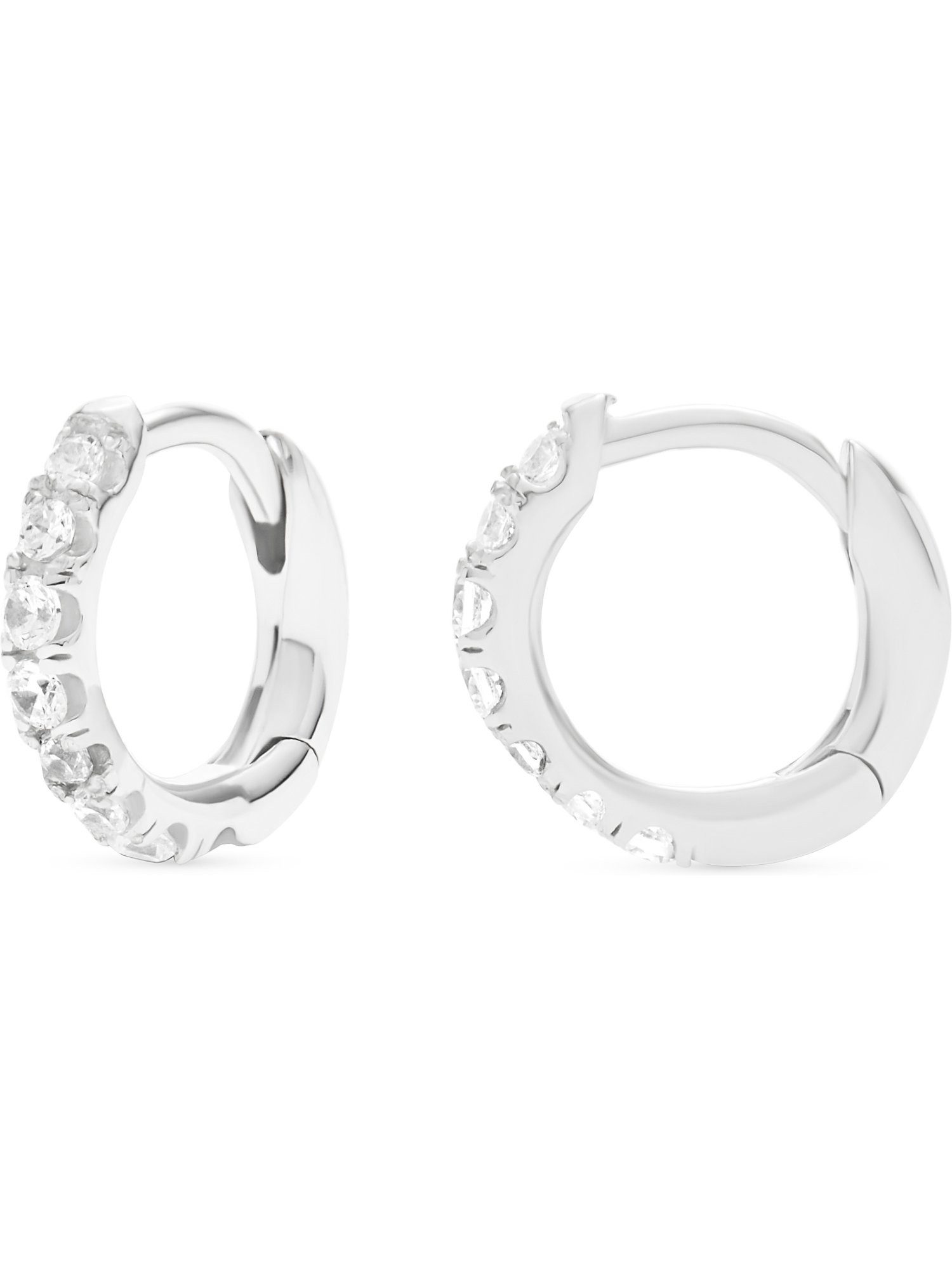 FAVS Paar Ohrhänger FAVS Damen-Ohrhänger 925er Silber 16 Zirkonia