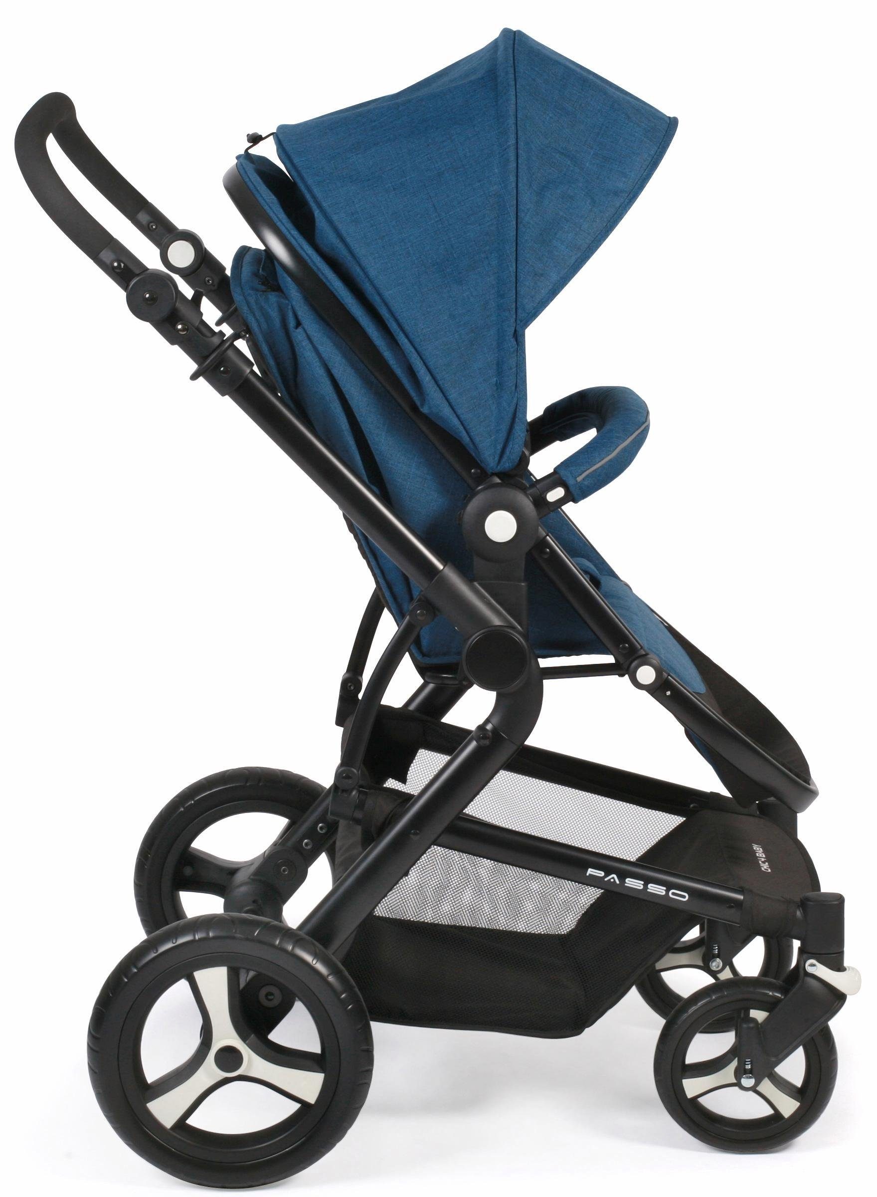 Kombi-Kinderwagen navy, CHIC4BABY Kinderwagen Passo, ;