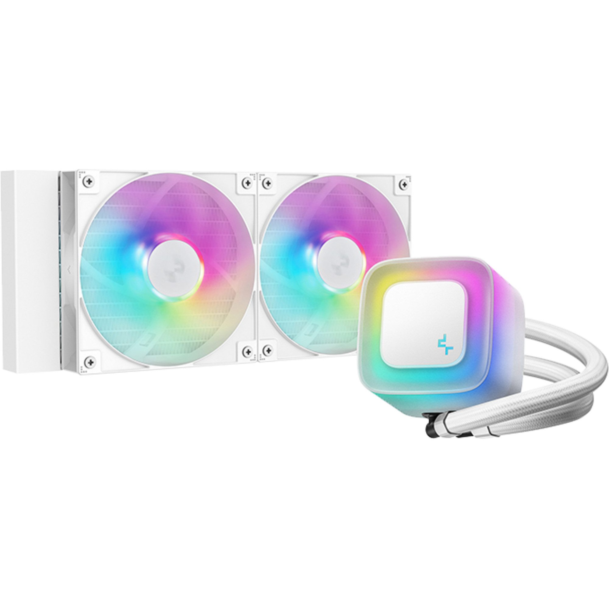 DeepCool CPU Kühler DeepCool LE240 WH V2, Wasserkühlung, CPU Cooler