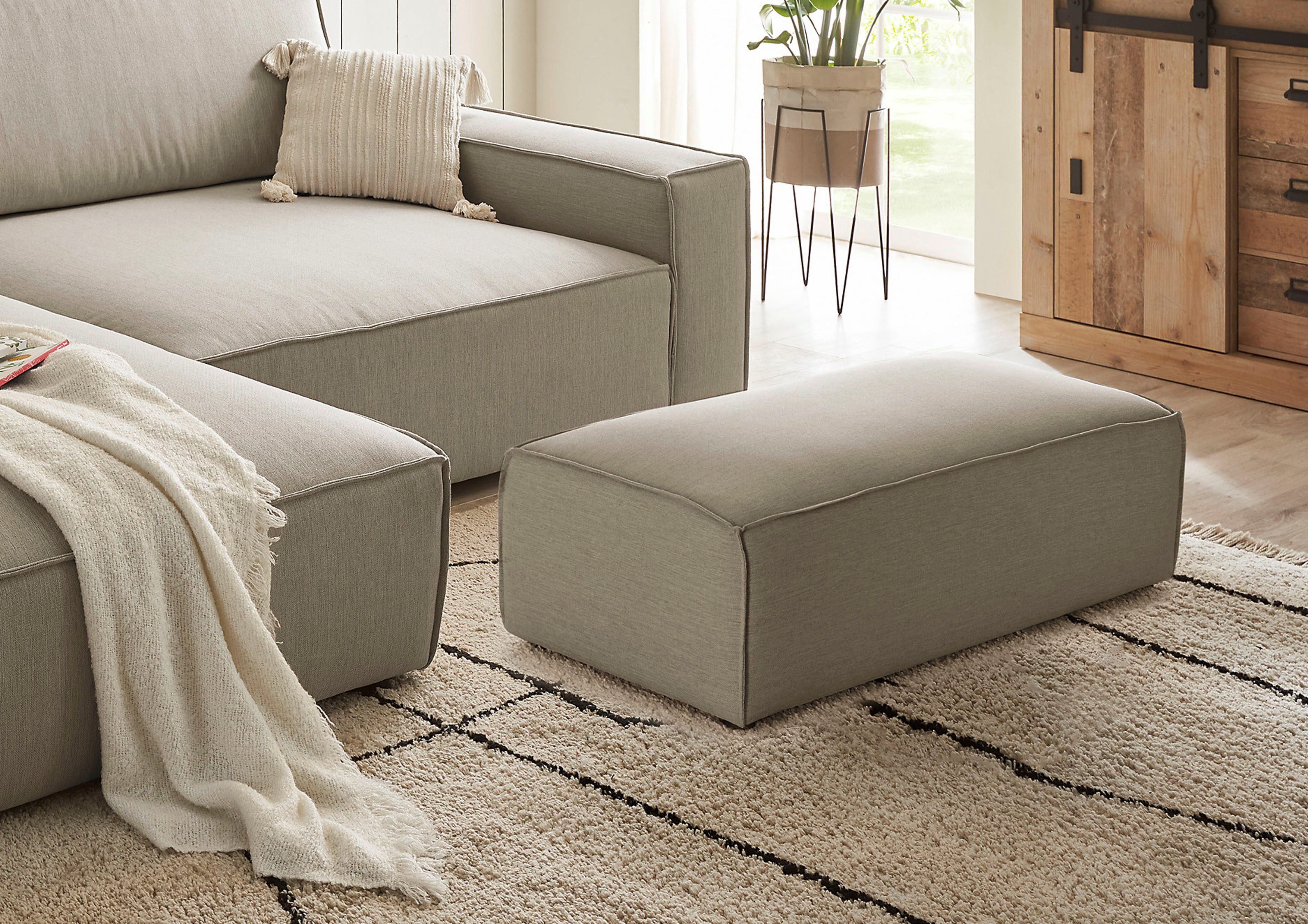 Home affaire Hocker NEU: SHERWOOD XXL, günstig online kaufen