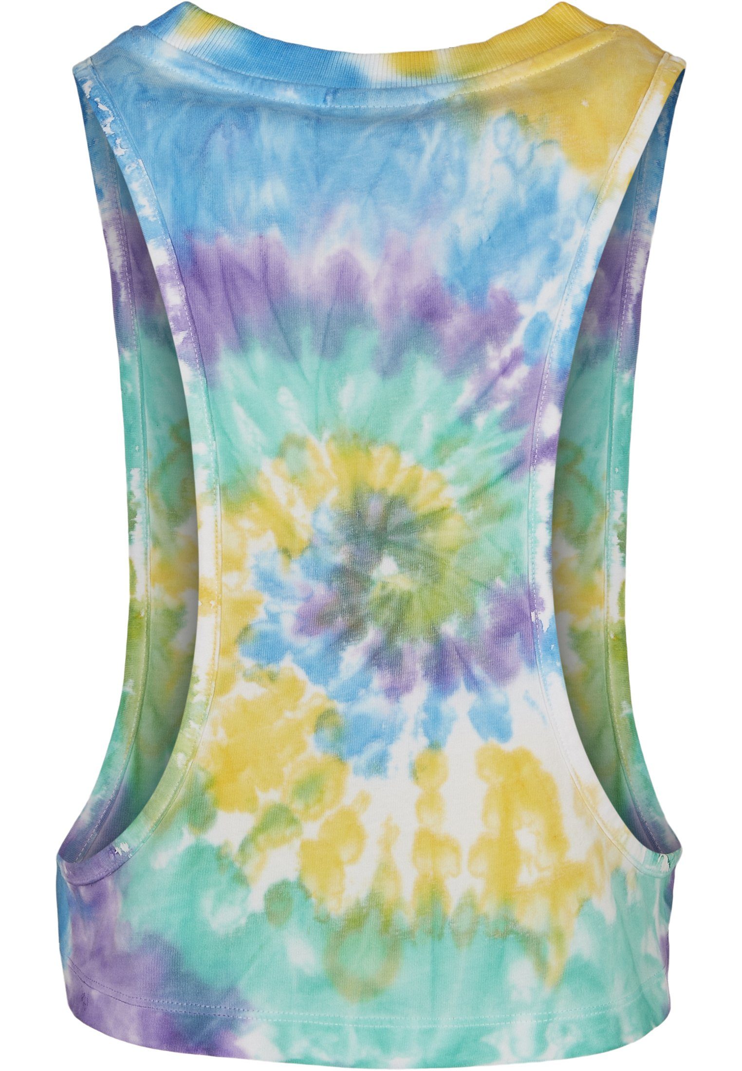 CLASSICS Tie Ladies Dye Top Short Loose URBAN (1-tlg) Muskelshirt Damen Tank