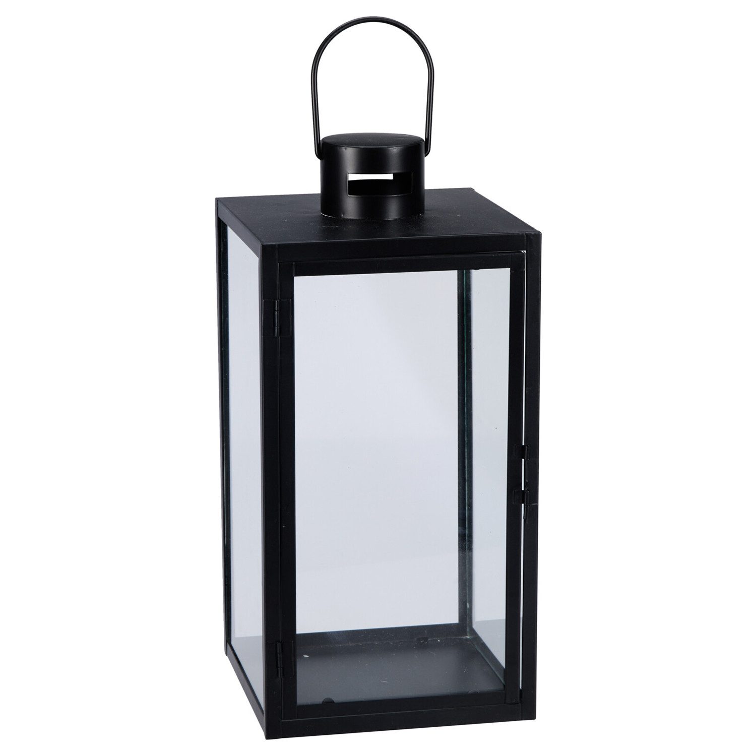 Mojawo Laterne 2tlg Metall Laternen Set Schwarz Gartenlaterne Windlicht ca. günstig online kaufen