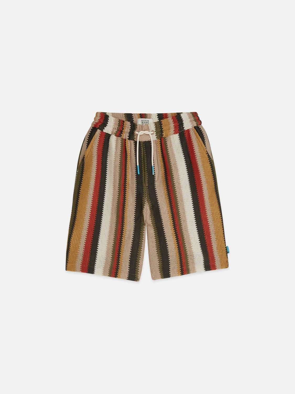 Scotch & Soda Shorts Scotch & Soda Shorts Multicolor-Streifen in Strick-Optik – Relaxed Fit