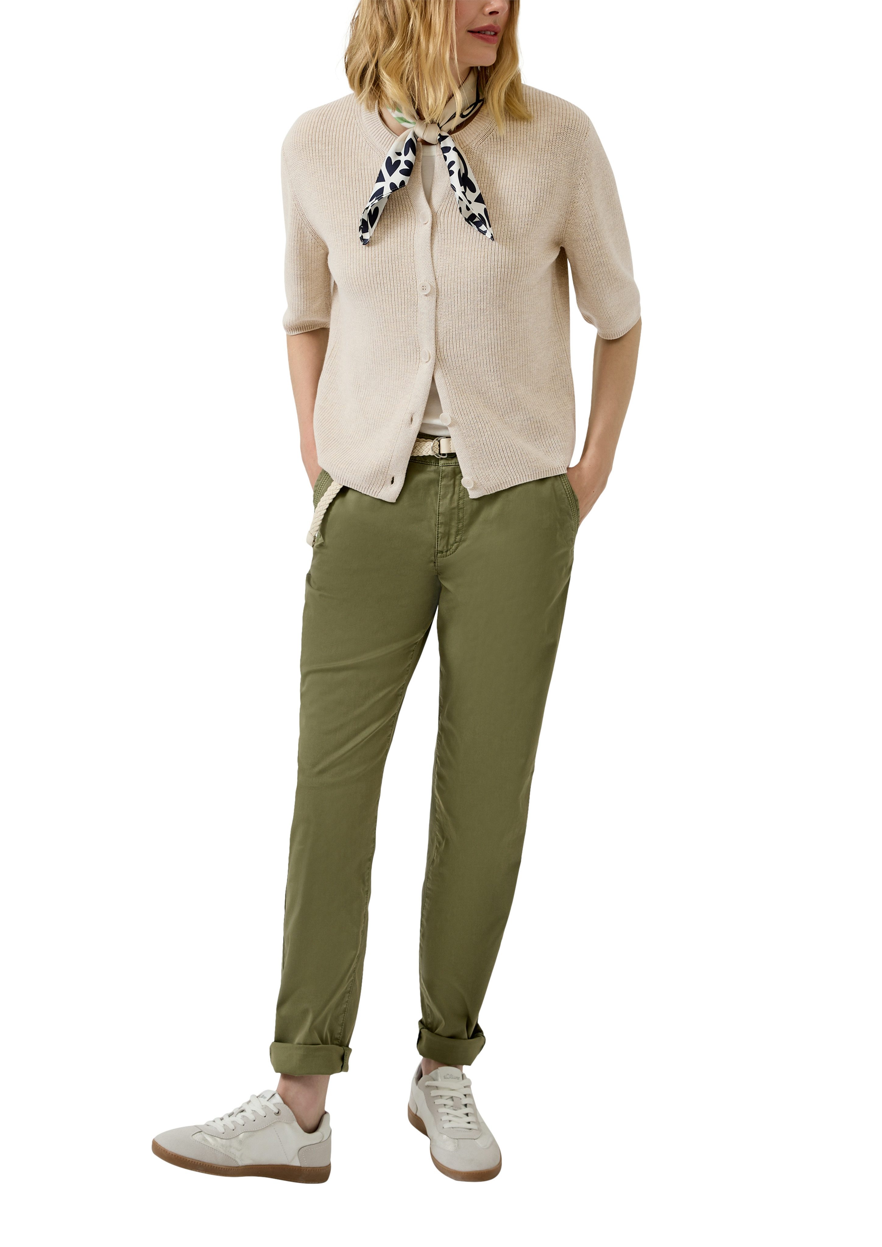 s.Oliver Strickjacke halbarm, mit Knopfleiste