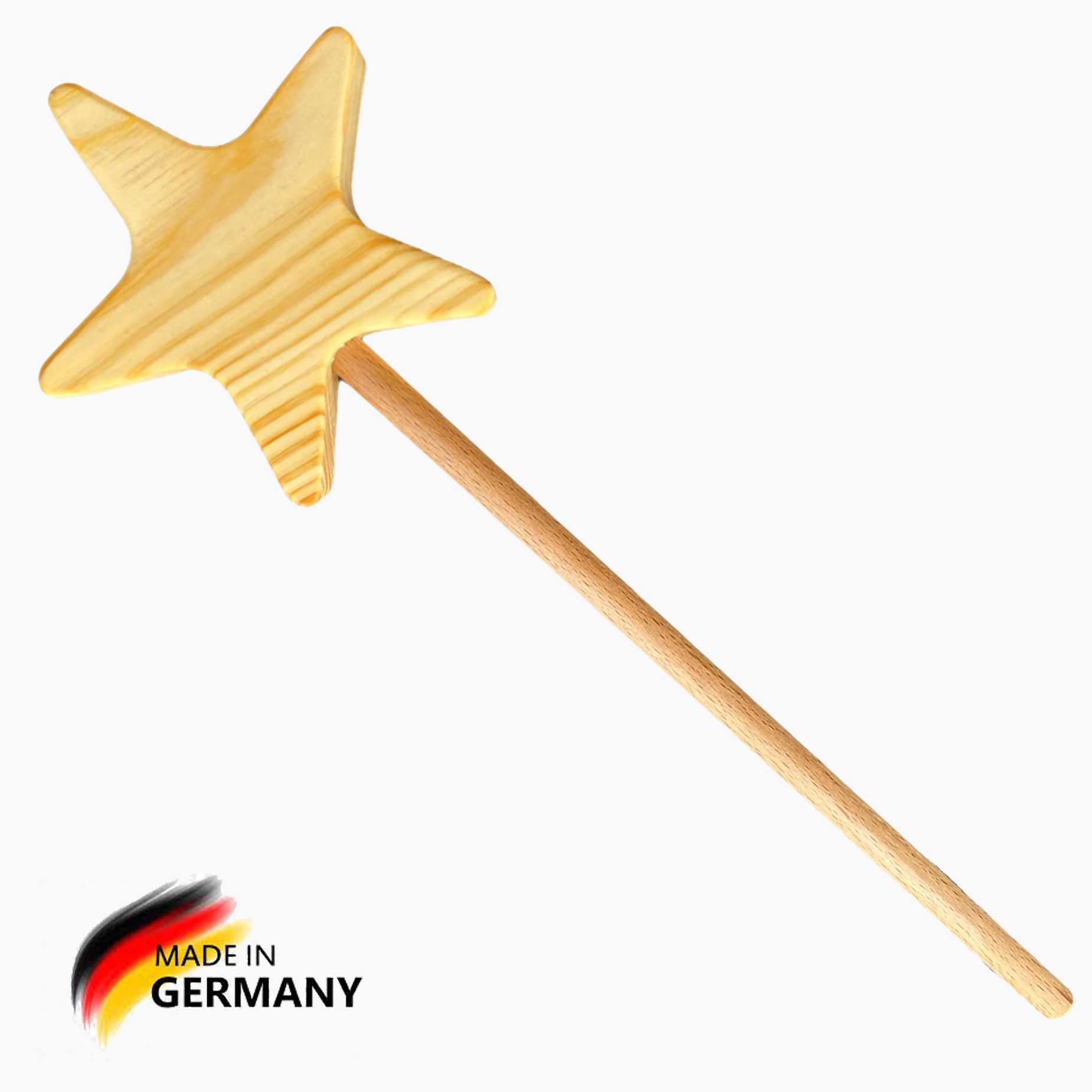 Madera Spielzeuge Zauberstab Fee Zauberstab, (1-tlg), mit extra viel Zauberkraft ausgestattete made in germany