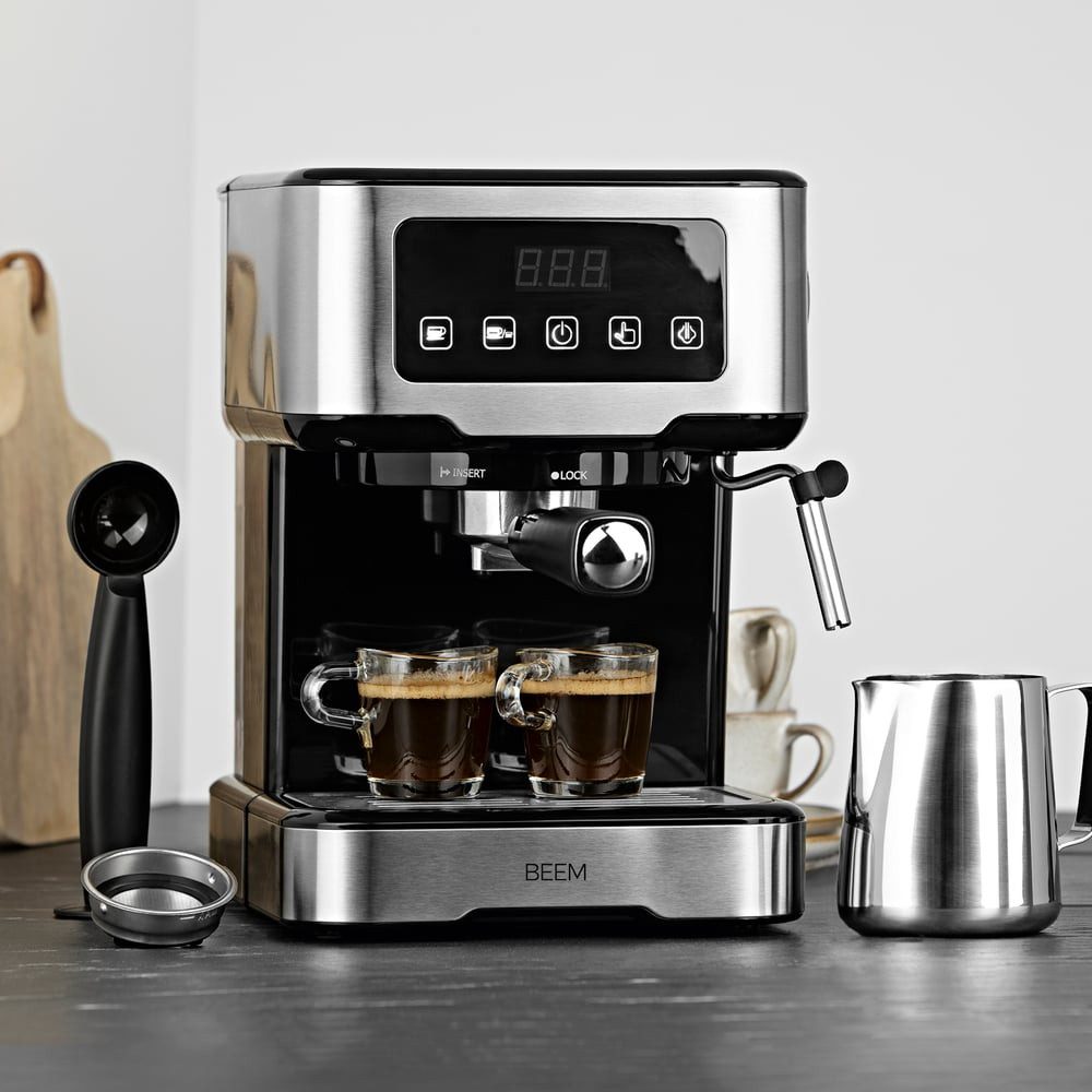 BEEM Espressomaschine BEEM ESPRESSO-SELECT-TOUCH Espresso-Siebträgermaschine - 15 bar, ESPRESSO-SELECT-TOUCH 15 bar
