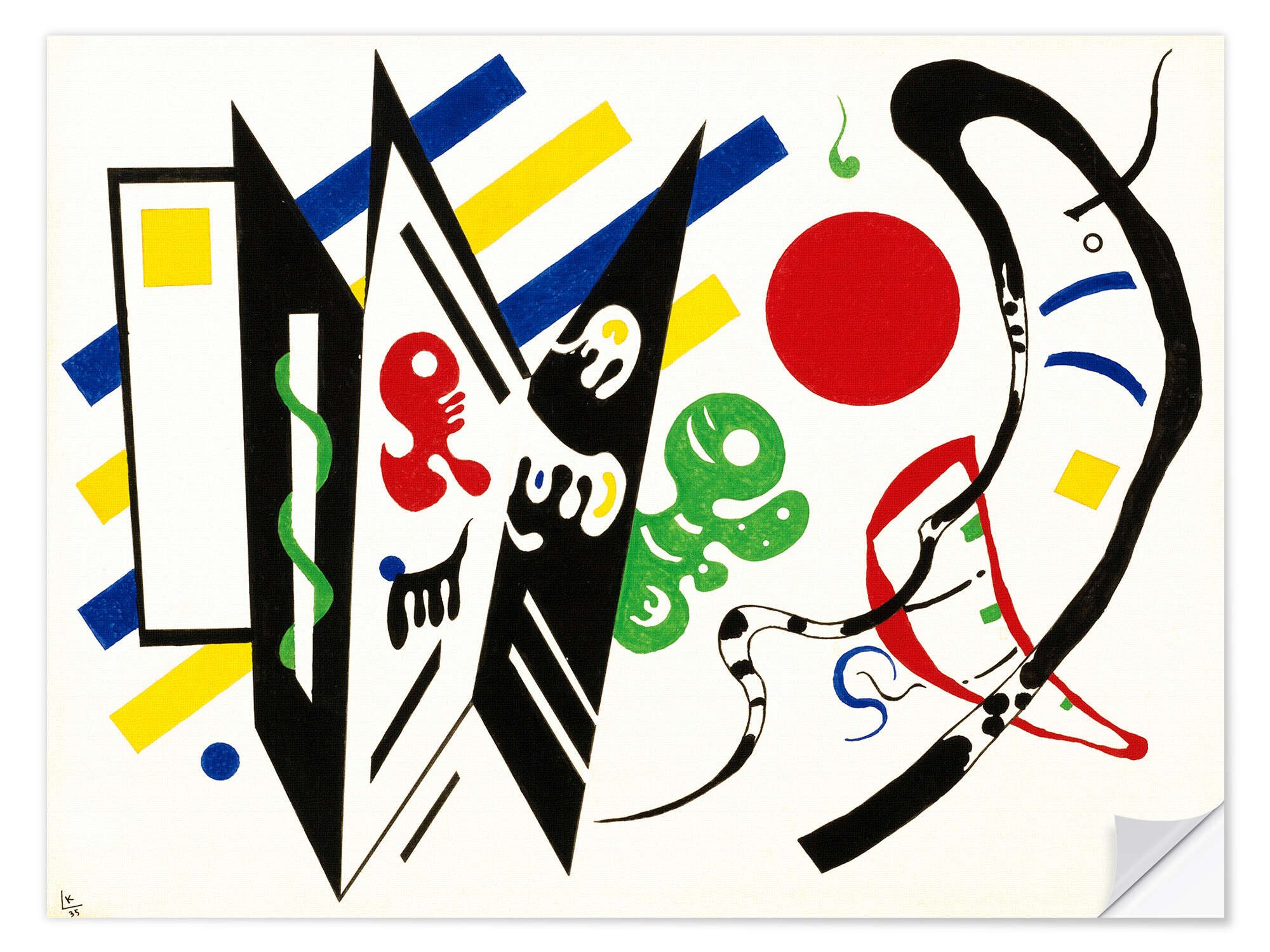 Wandfolie Wassily Kandinsky