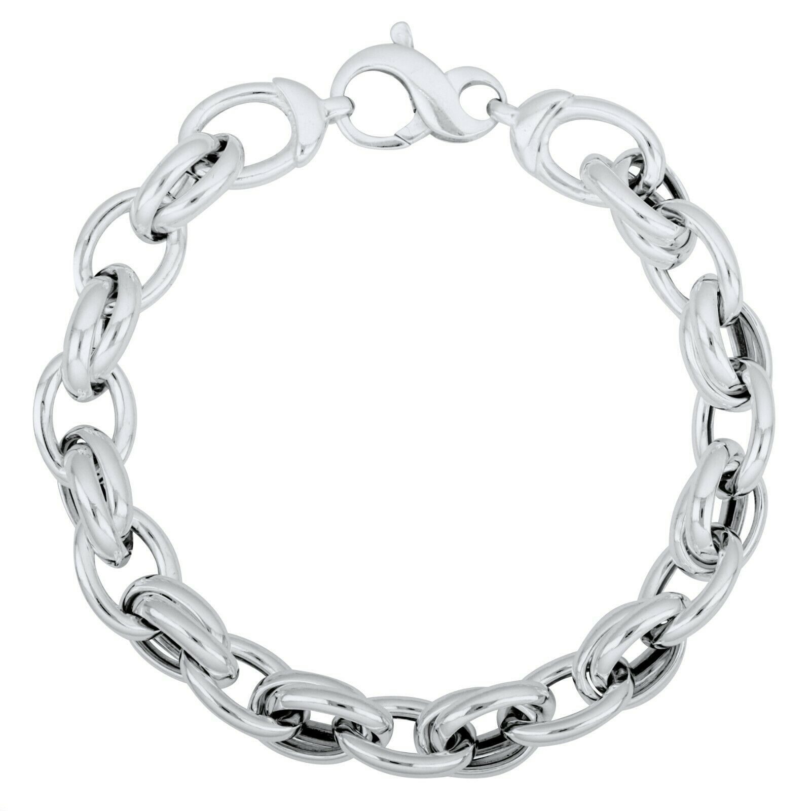 Tony Fein Silberarmband Erbsarmband Oval 11mm 925er Silber Massiv Glänzend, günstig online kaufen