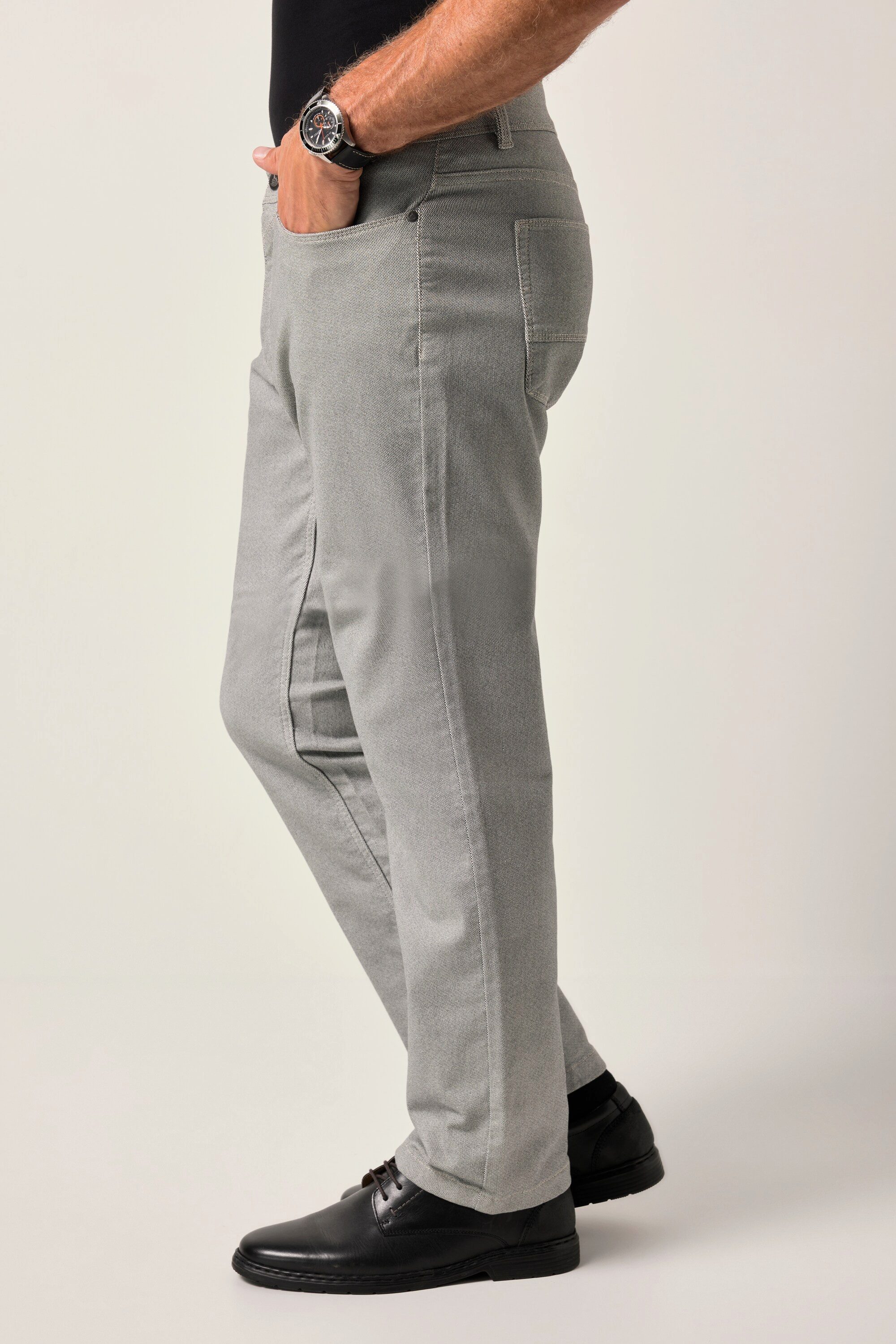 Boston Park 5-Pocket-Jeans Jeans FLEXLASTIC® Bauchfit Regular Fit Struktur