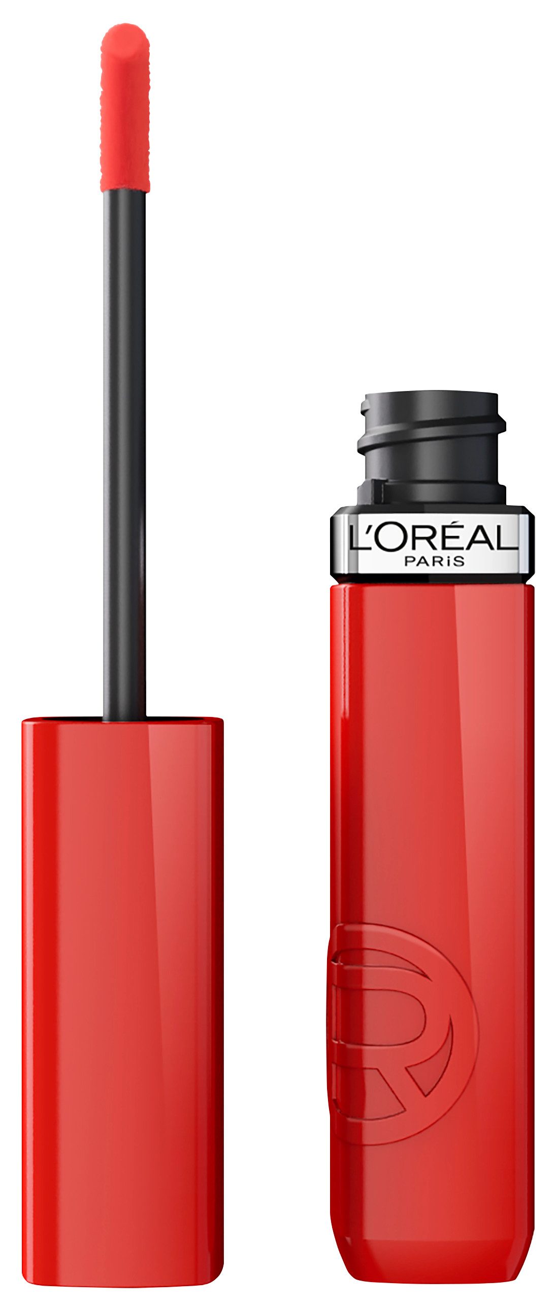 L'ORÉAL PARIS Lippenstift INFAILLIBLE LAQUE RESISTANCE 16H, mit intensiver Farbe und Glanz, bis zu 16 Stunden Halt