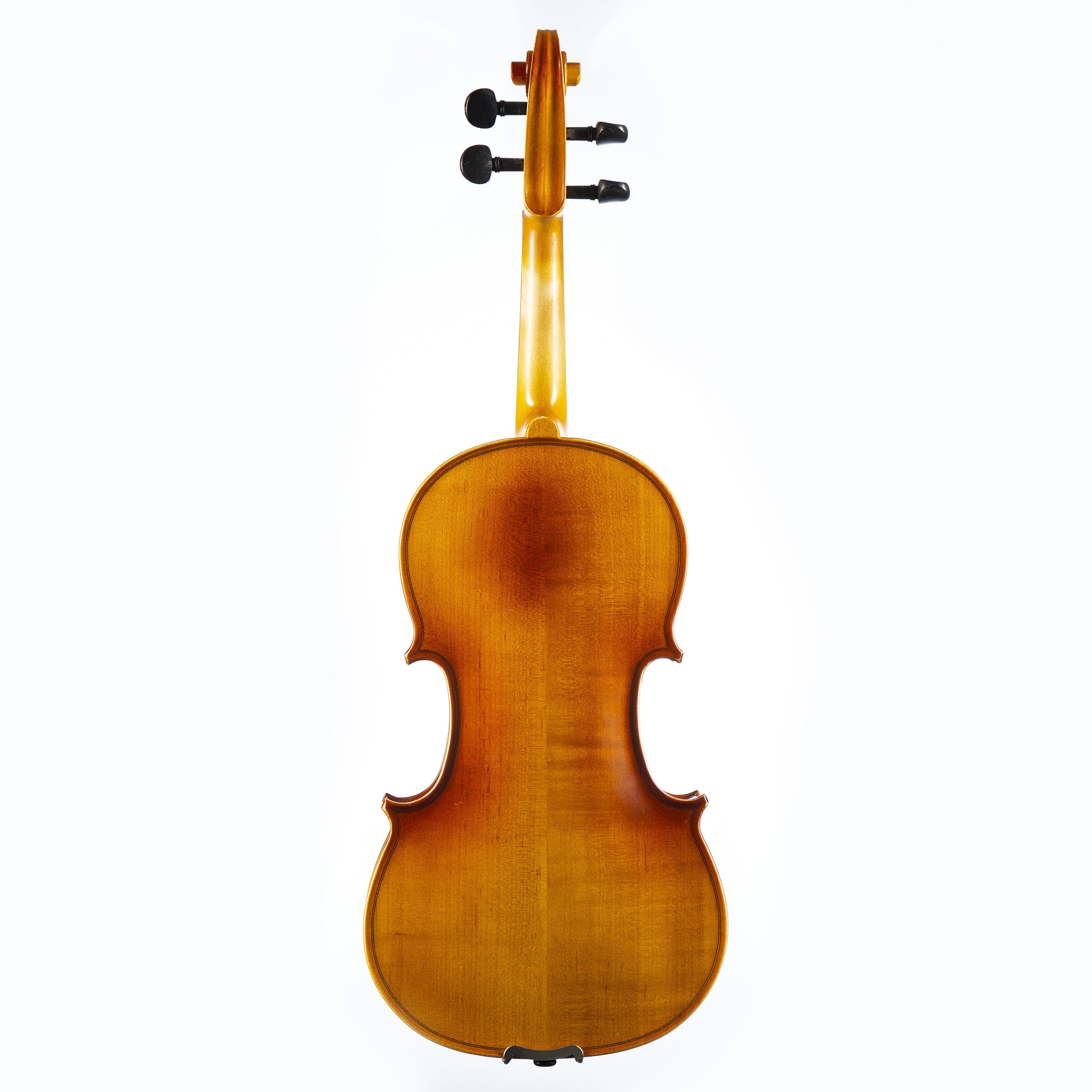 Monzani Violine, Capriccio 21 Violinset 4/4 Vollmassiver Ahornkorpus Fichtendecke Ebenholzgarnitur Handangepasster Ahorn-Steg Ebenholz-Saitenhalter mit Feinstimmer Guarneri-Kinnhalter Inklusive Etui Brasil-Rundholzbogen, Violinen / Geigen, Akustische Violinen, Capriccio 21 Violinset, Vollmassiver Ahornkorpus, Ebenholzgarnitur