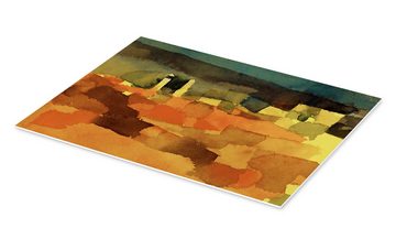 Posterlounge Forex-Bild Paul Klee, Skizze von Sidi Bou Said, Malerei