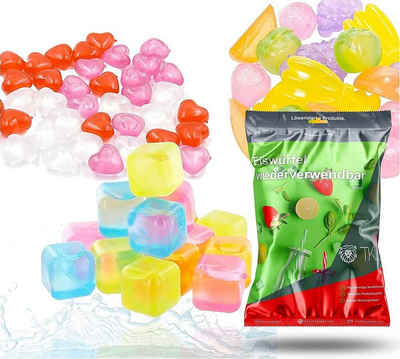 Everhomely® Eiswürfelform 72x wiederverwendbar & Bunte Eiswürfel - aus BPA freien Kunststoff, (Packung 72-tlg)